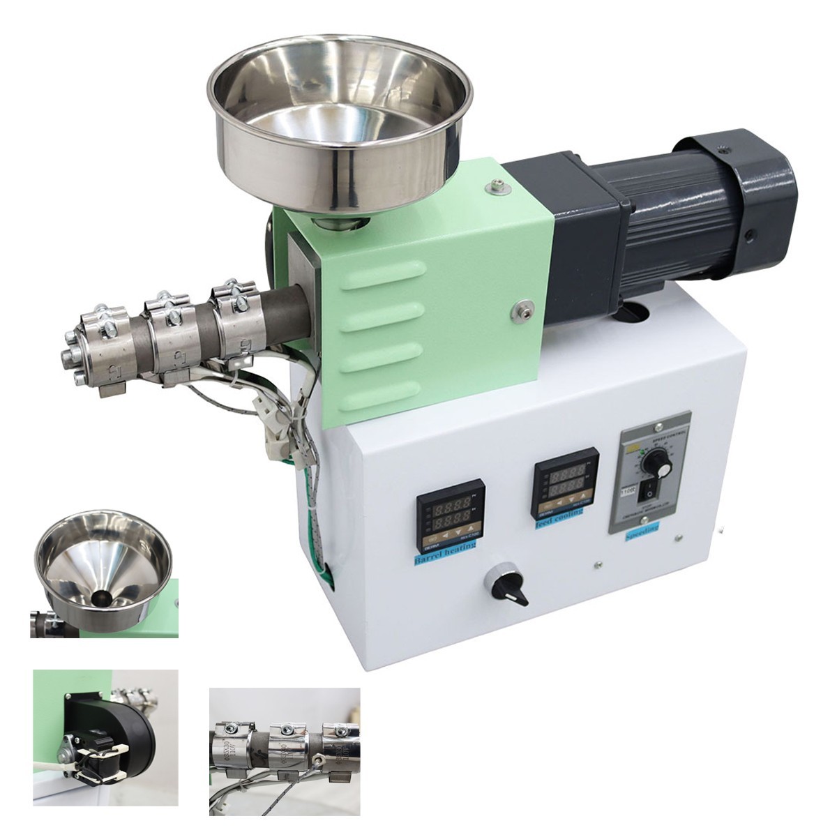 110V Single Screw Extruder Plastic Heating Extruding Machine Output:0.1-0.5kg/h