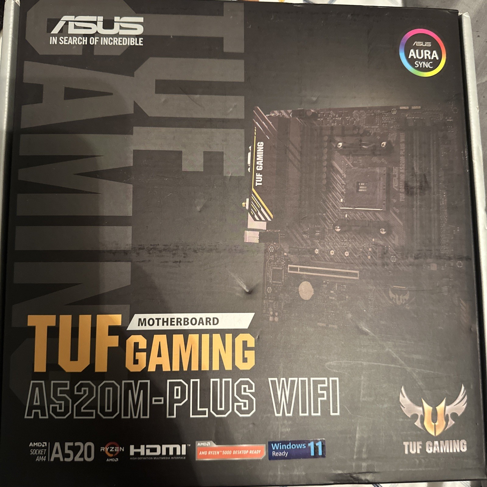 Asus TUFGAMINGA520MPLUSWIF TUF Gaming A520M-Plus WIFI Micro ATX
