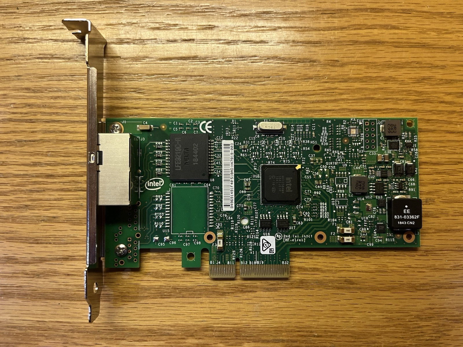 Genuine Intel I350T2V2 Ethernet Adapter I350-T2 PCIe Dual Port | Full Height