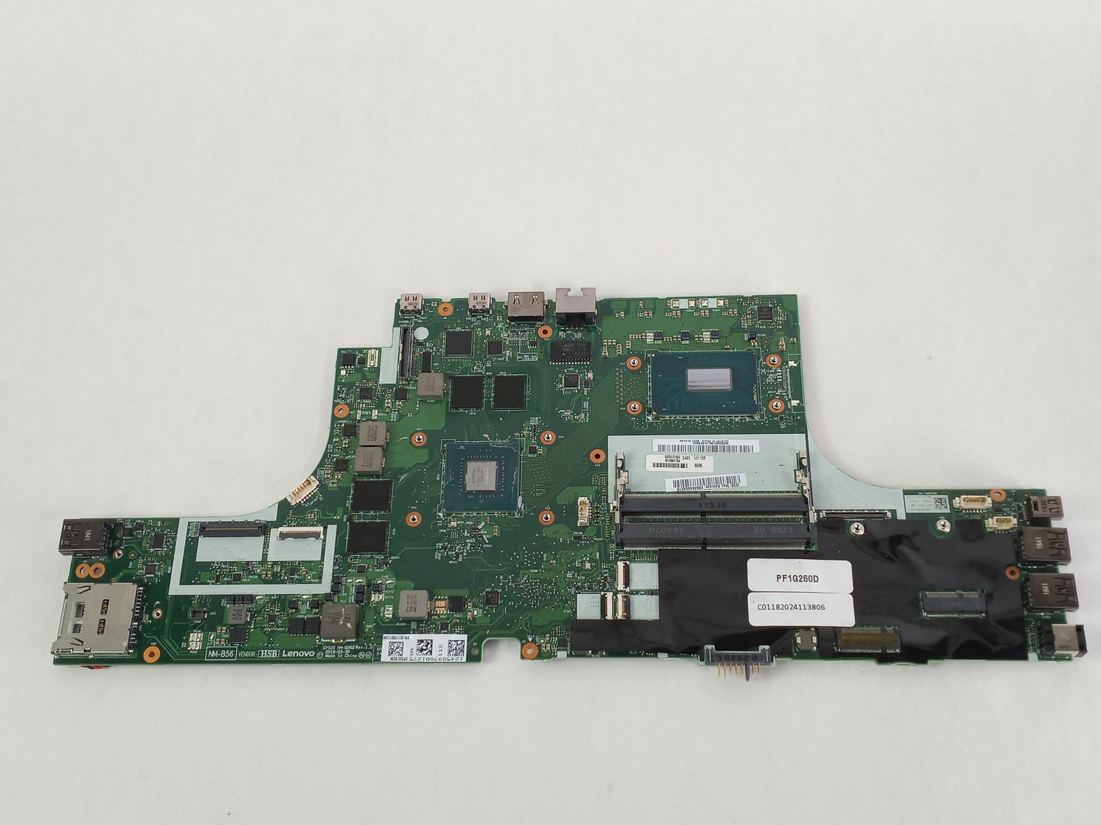 Lenovo ThinkPad P52 Core i7-8750H 2.20 GHz DDR4 Motherboard 01YU209