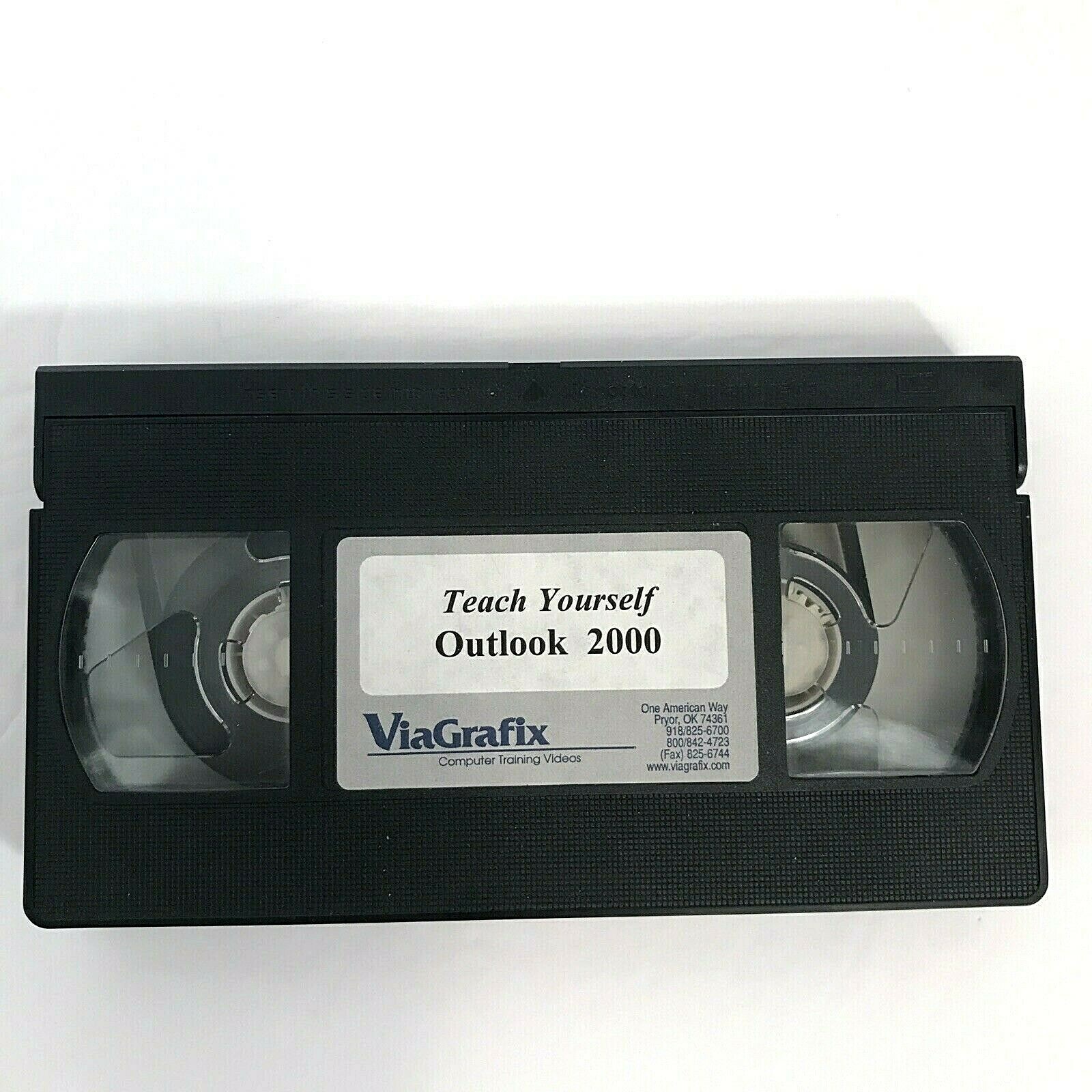 Outlook 2000 Vintage VHS Video Tape Computer Training Course ViaGrafix Teach 