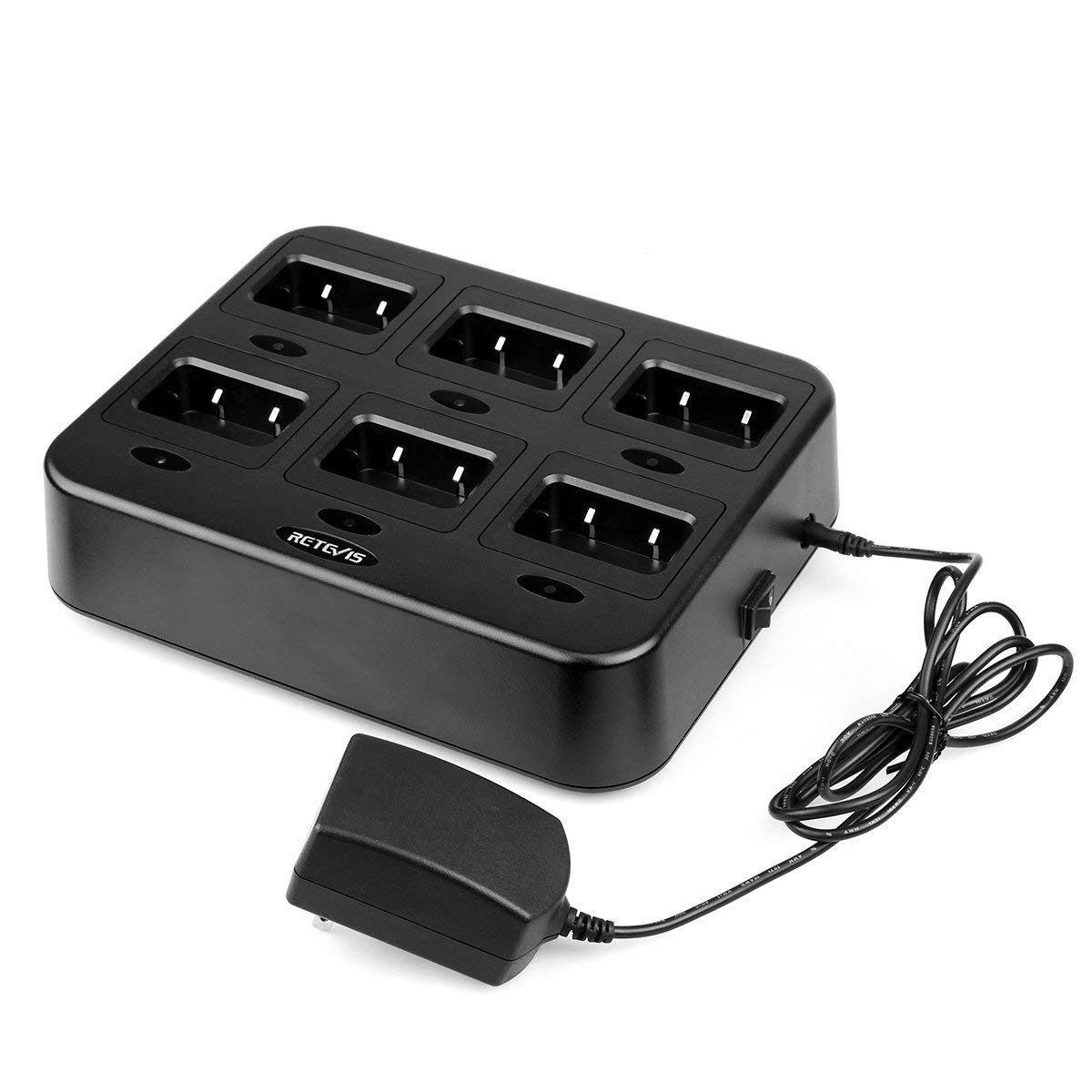 Retevis RT21 H-777S Six-Way Rapid Charger For RT21 RT21V RT28 RT53 Radios