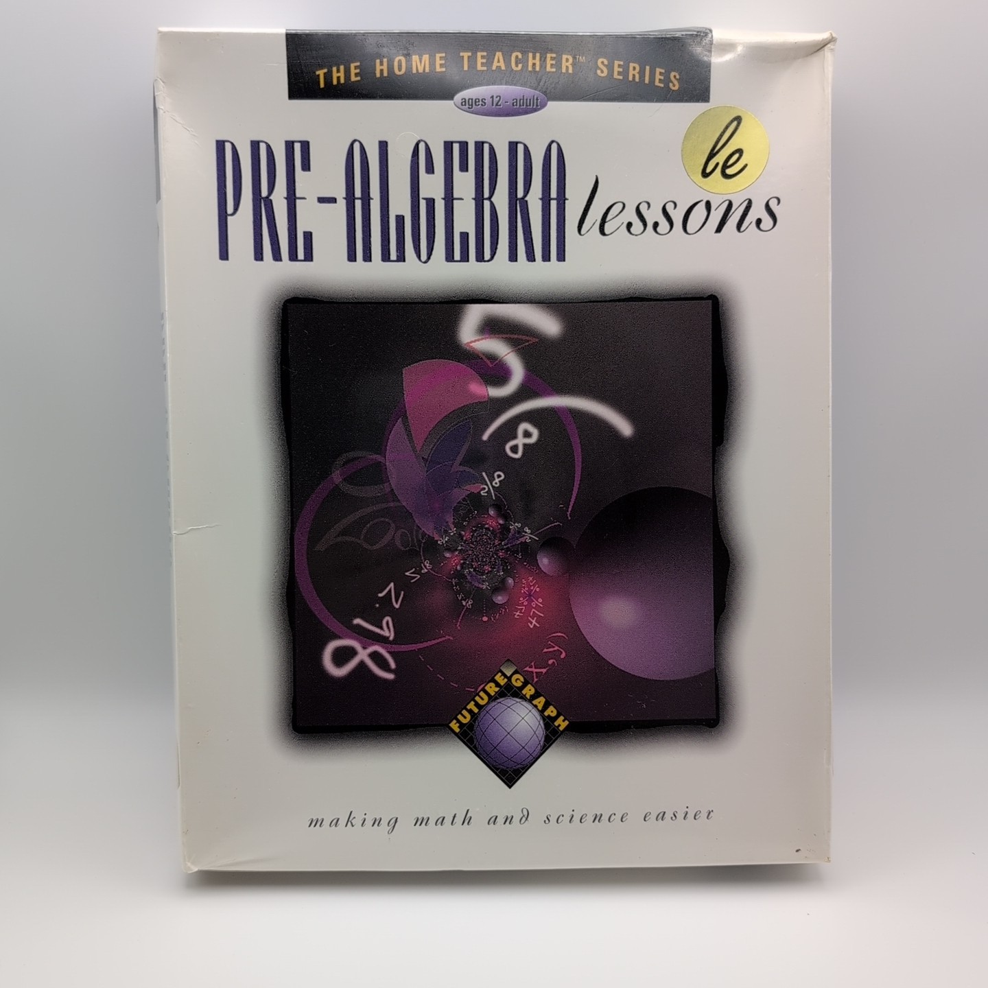 Vintage Pre-Algebra Lessons CD Mac Windows - The Home Teacher Series Homeschool