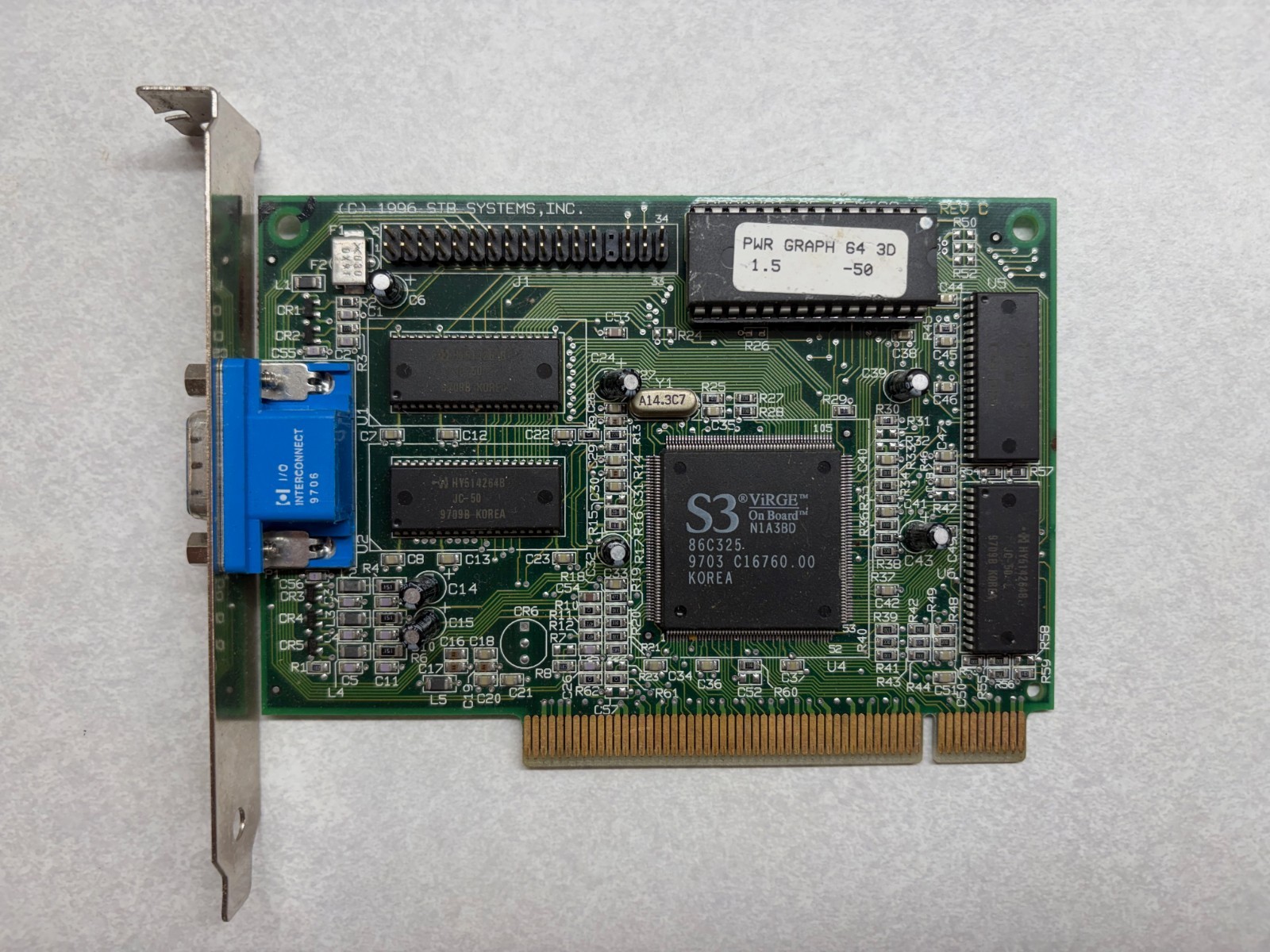 STB Powergraph 64 PCI Vintage Gaming 2MB SVGA CARD for 486, Pentium