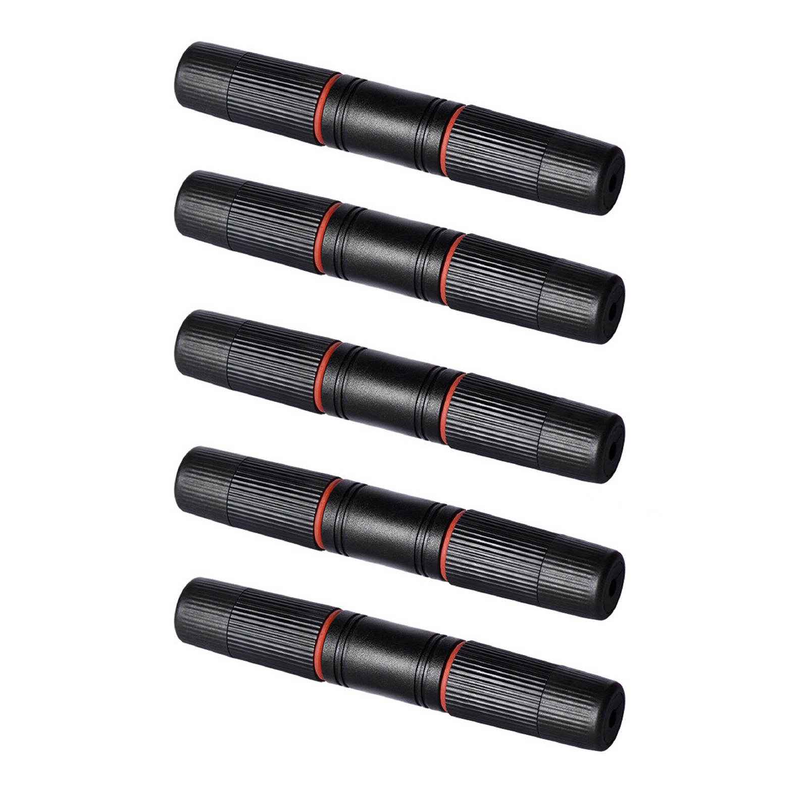 5 Set RJ45 Waterproof Cable Connector Outdoor Coupler Adapter Female For Cat5 6