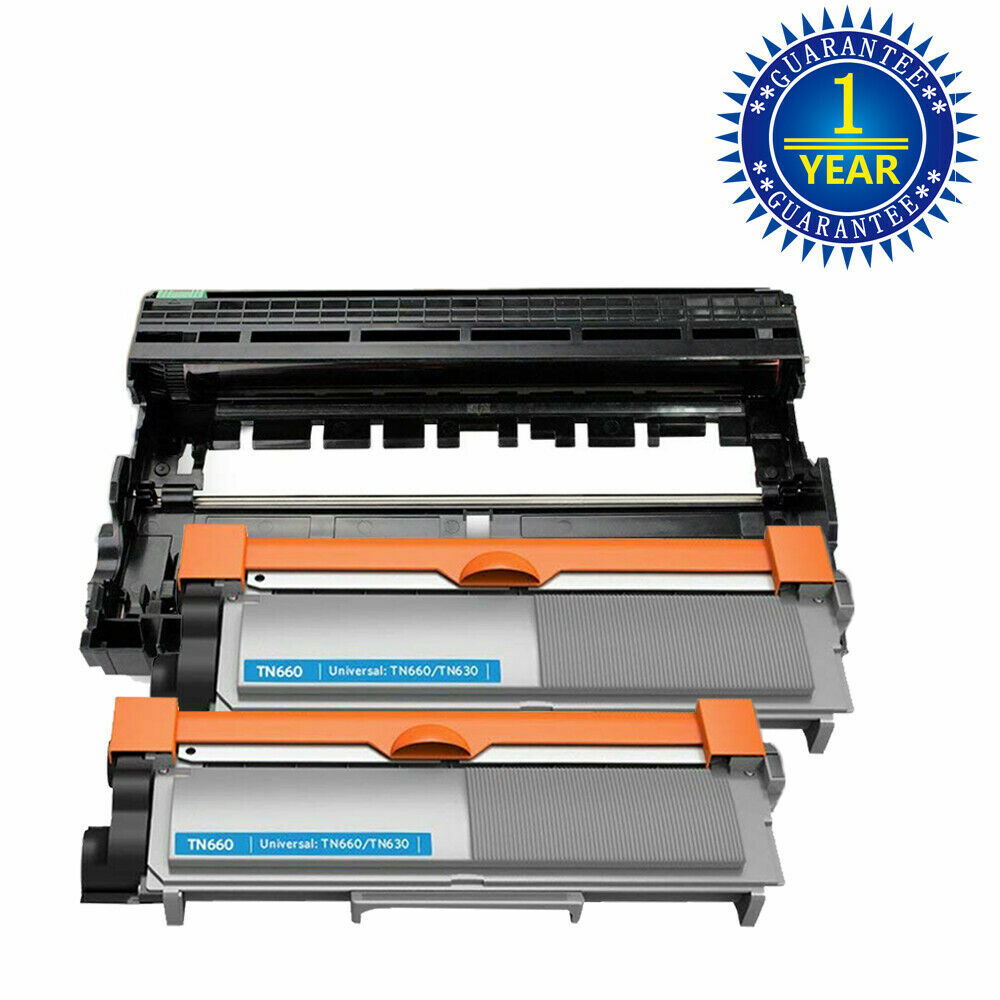 DR630 Drum Unit + 2 x TN660 Toner For Brother HL-L2320D HL-L2340DW HL-L2360DW
