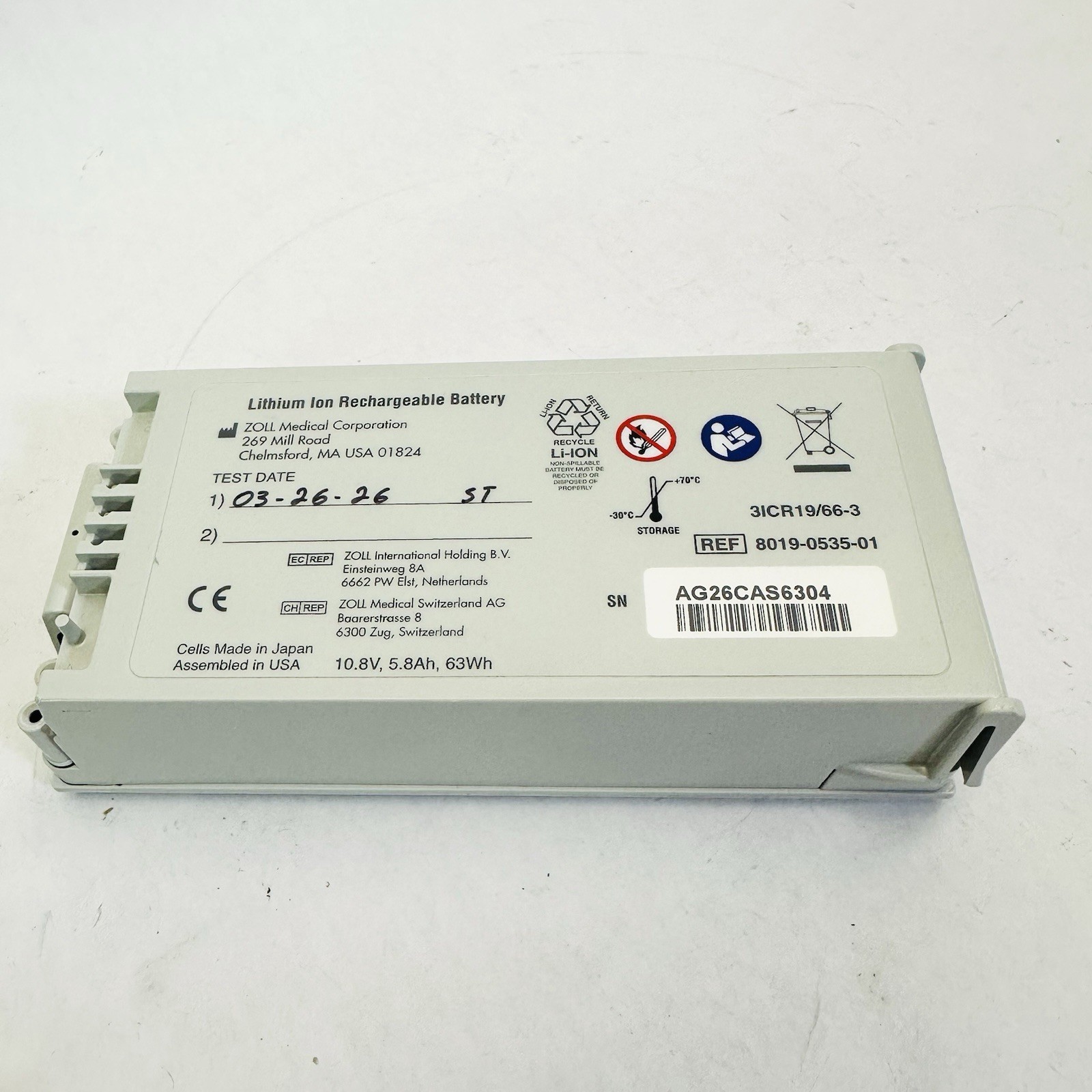 Replacement Rechargeable Battery 3ICR19/66-3