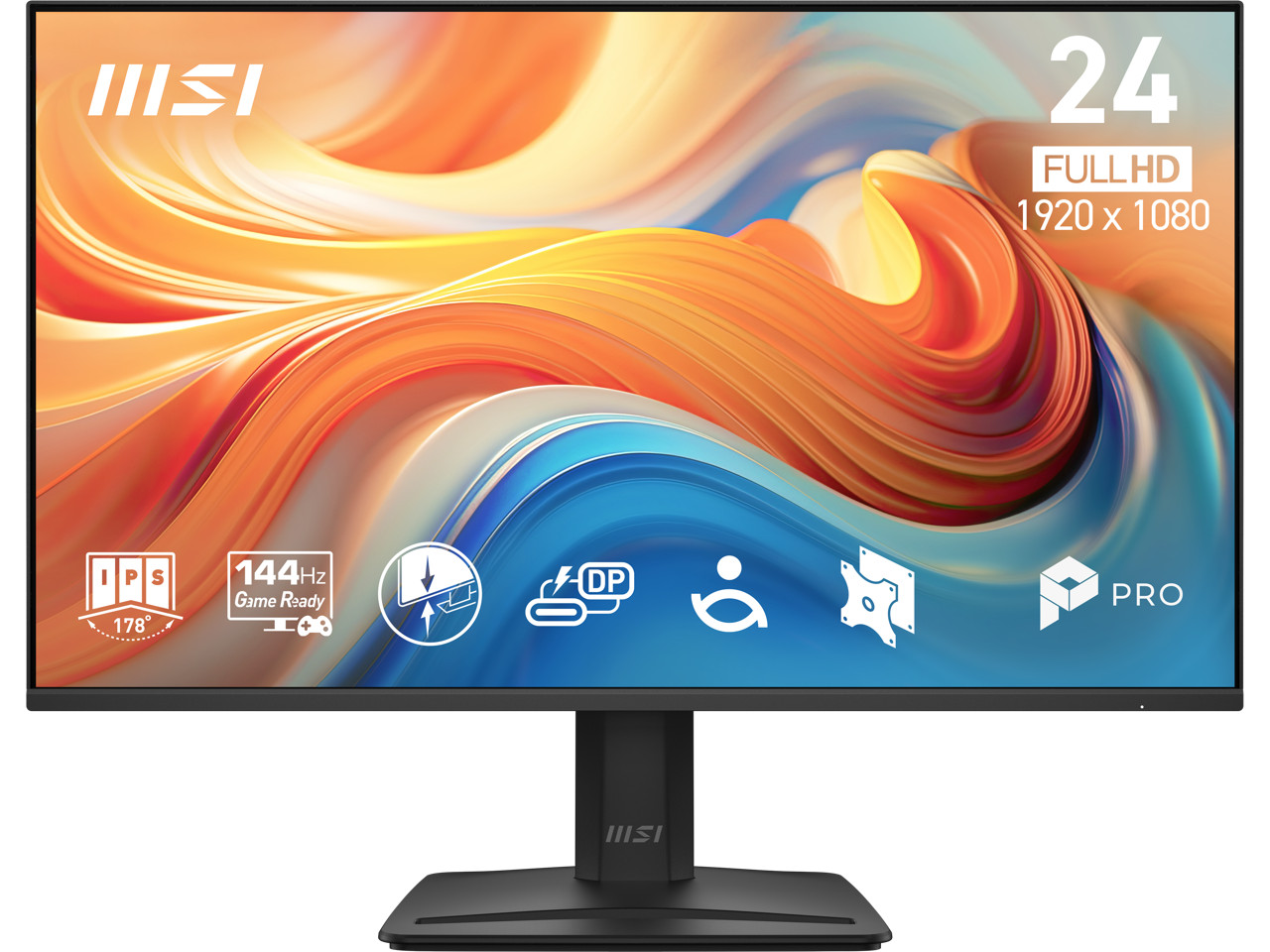MSI 24 inch (23.8" viewable) Full HD 144Hz IPS AMD FreeSync (Adaptive Sync) 1ms