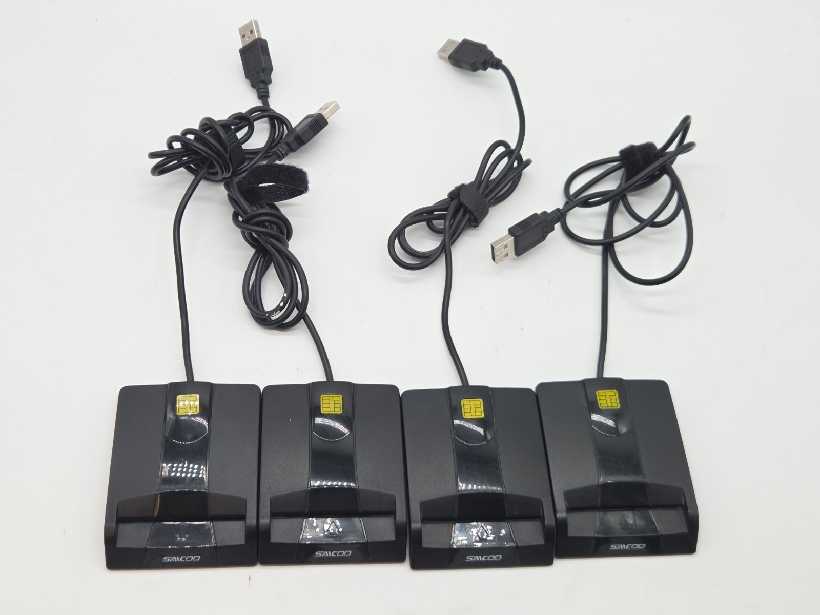 LOT OF 4 Saicoo CAC Reader, DOD Military USB 2.0 Access for ID Smart Card