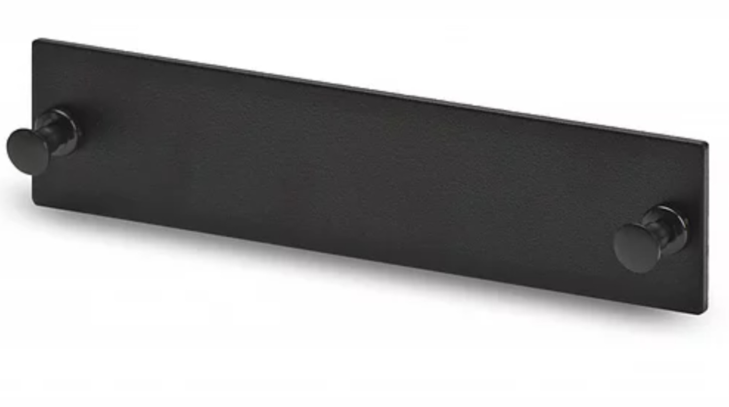 "Blank" LGX Style Compatible Fiber Optic Adapter Strip Bulk Head - Black