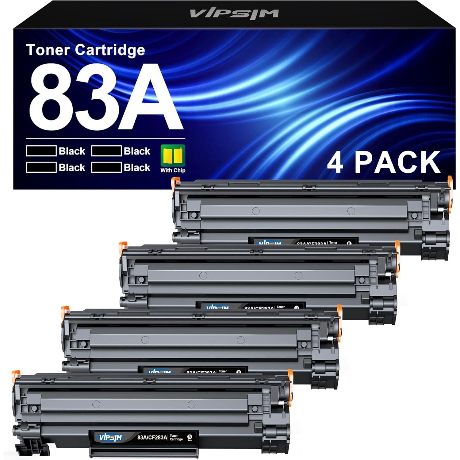 83A Toner Cartridge Black - Compatible Replacement for HP 83A CF283A Black Toner