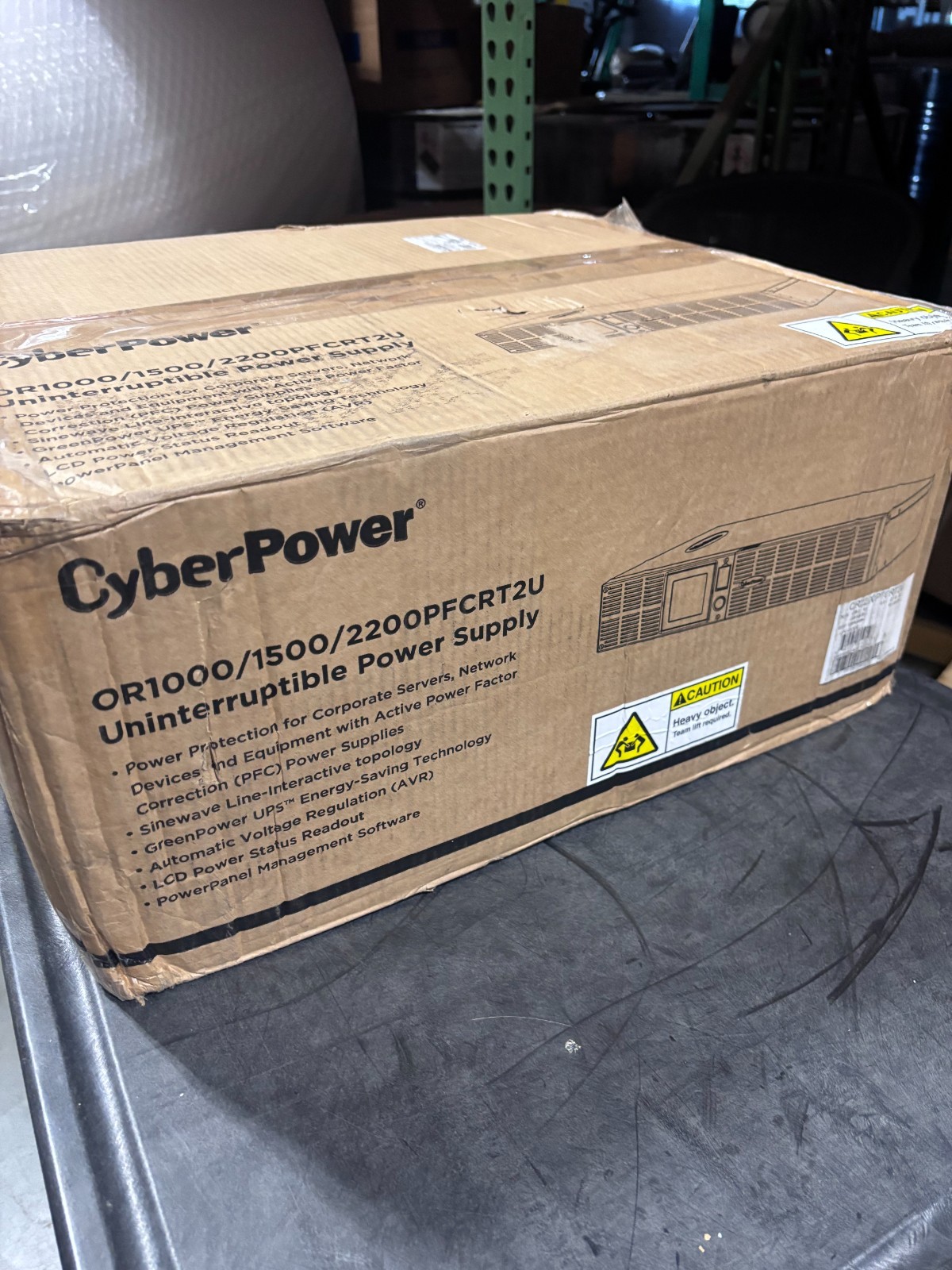 Used CyberPower PR3000RT2UC Smart App Sinewave UPS – NEW, 3000VA/3000W, 120V, 2U