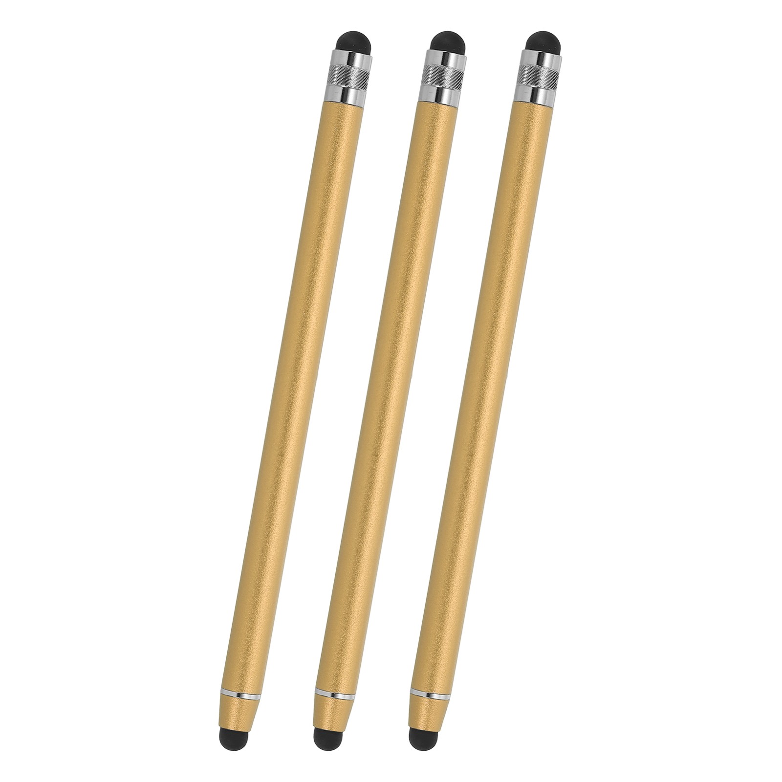 3 Pcs Gold Stylus Pens 2 in 1 Universal Capacitive Stylus for Touch Screens