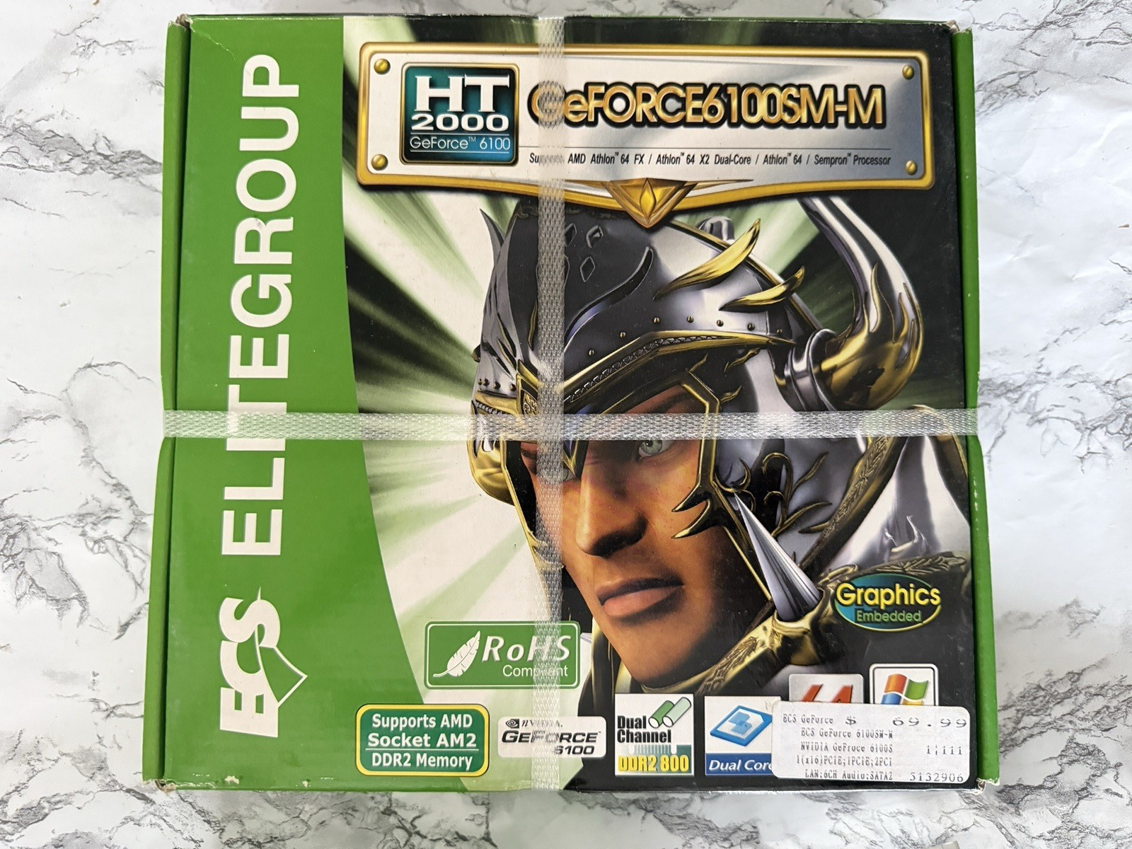 VINTAGE ECS ELITEGROUP HT2000 GeForce 6100SM-M (V1.0/1.0A) Motherboard