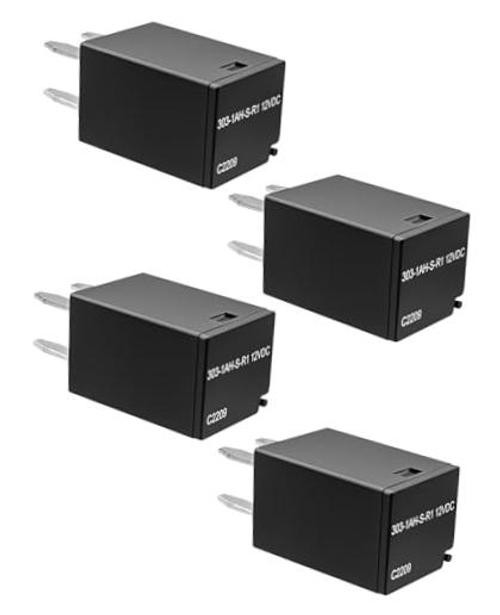 4Pcs 303-1AH-S-R1 12VDC 20A 4Pins Mini Micro Multi-Purpose Automotive Relay |