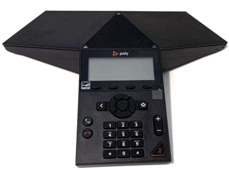 Poly Trio 8300 IP Conference Station - Corded - Wi-Fi, Bluetooth - Black