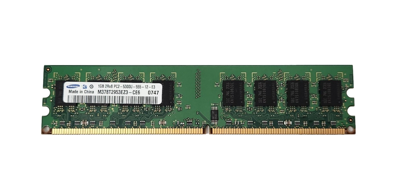 Samsung 1 GB DIMM 667 MHz DDR2 Memory (M378T2953EZ3)
