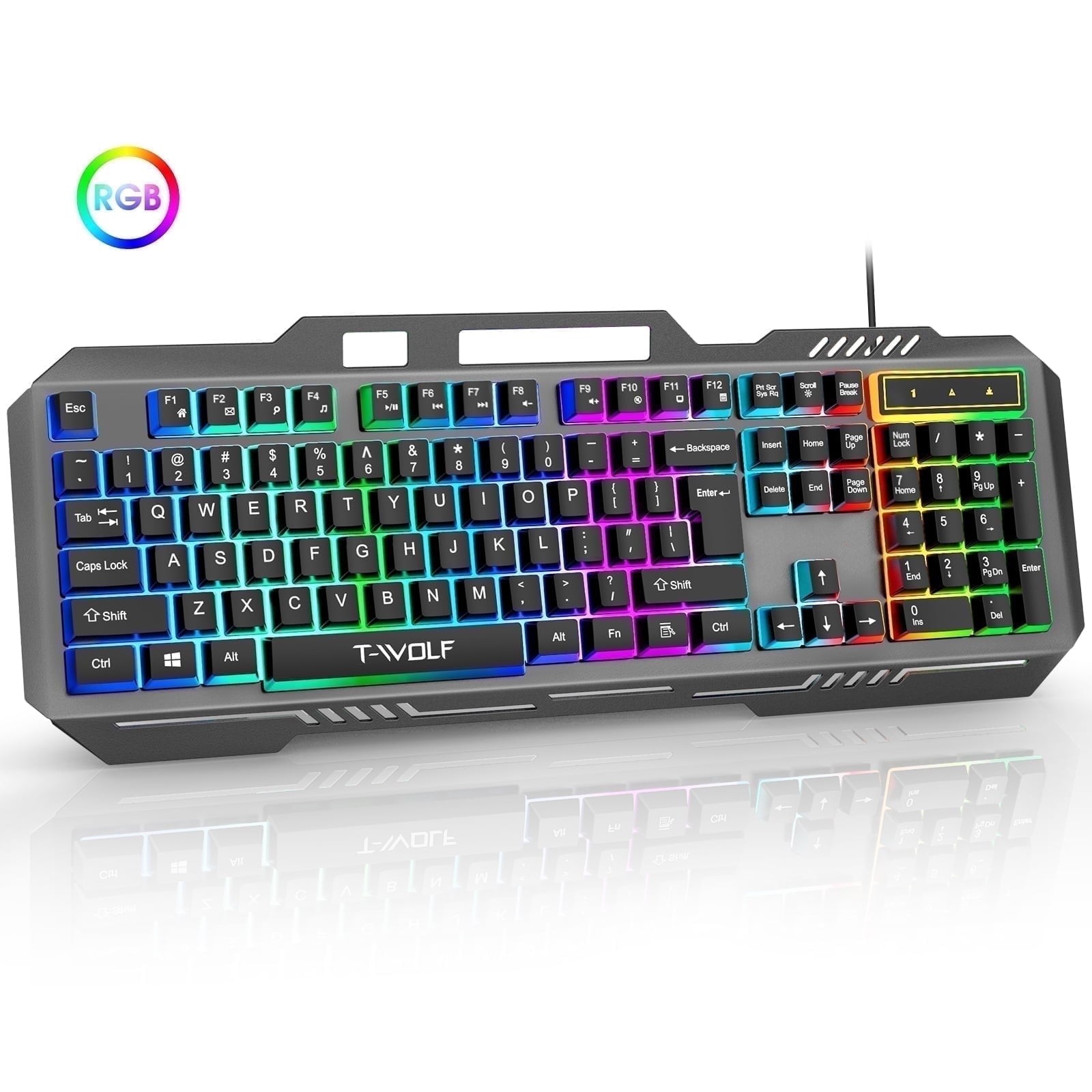 Muzpu Gaming Keyboard,Mechanical Keyboard,Wired Keyboard,IP57 Waterproof,Ultra S