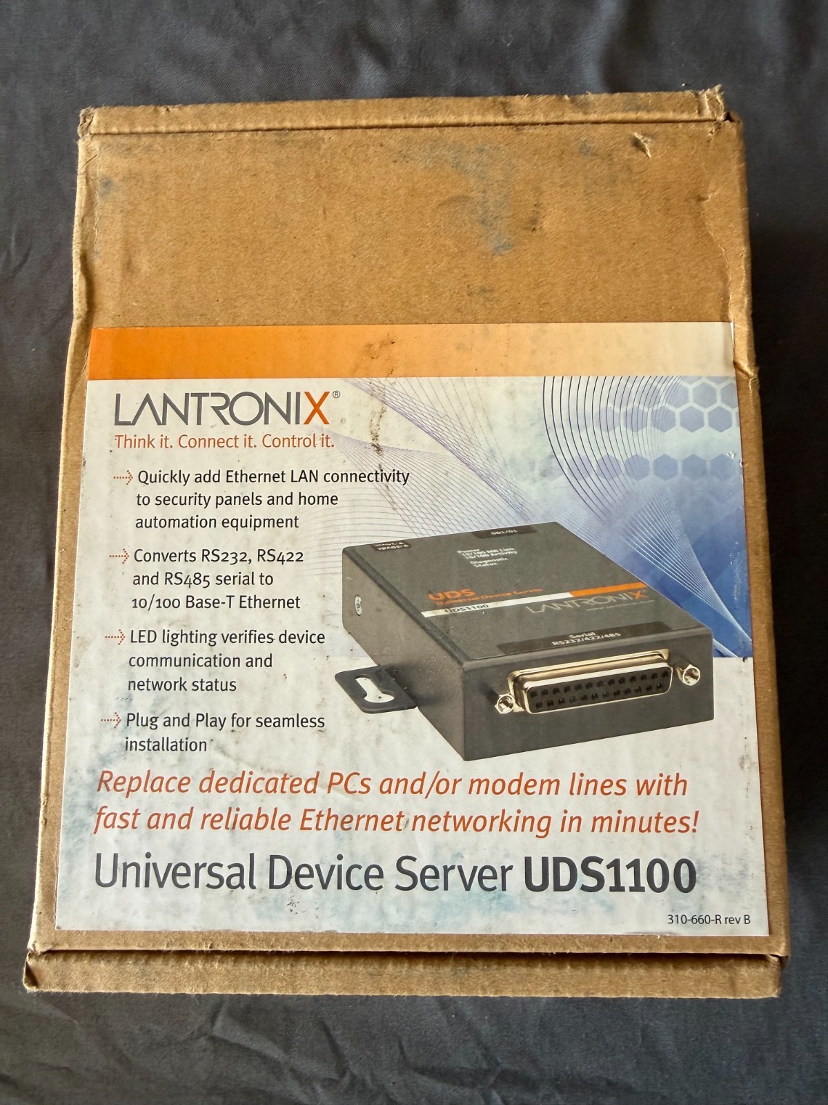 Lantronix UD1100001-01 One-Port Device Server