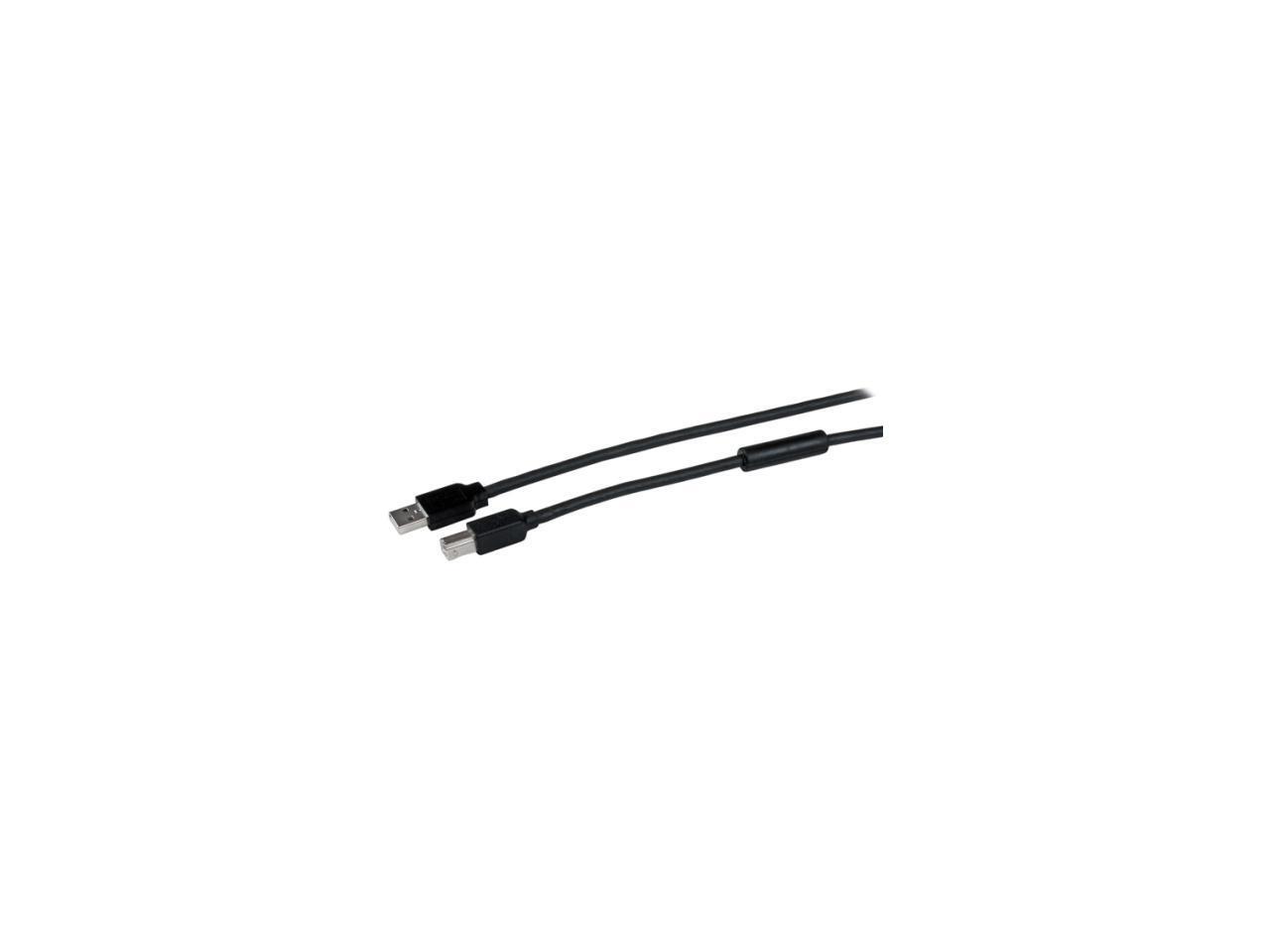 StarTech 50 ft 50 ft Active USB 2.0 A to B Cable M-M