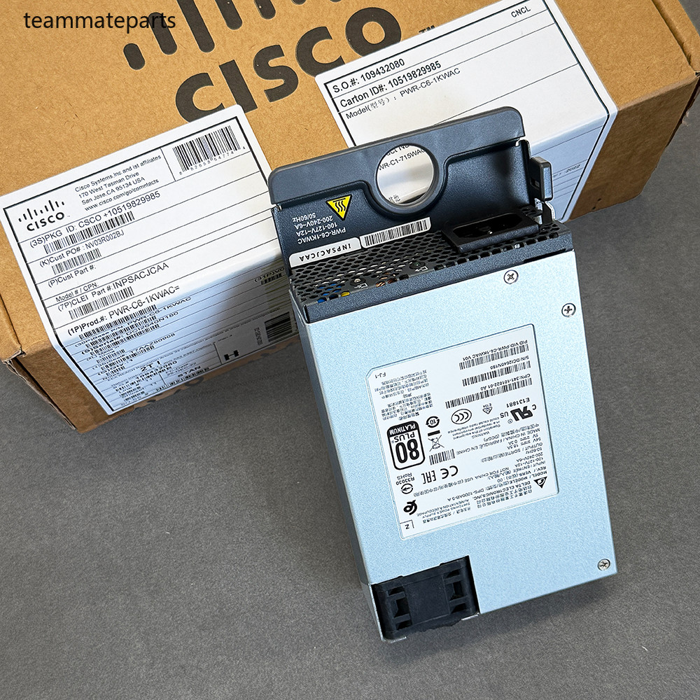 Brand New 1Pcs PWR-C6-1KWAC for Cisco Power Supply Catalyst 