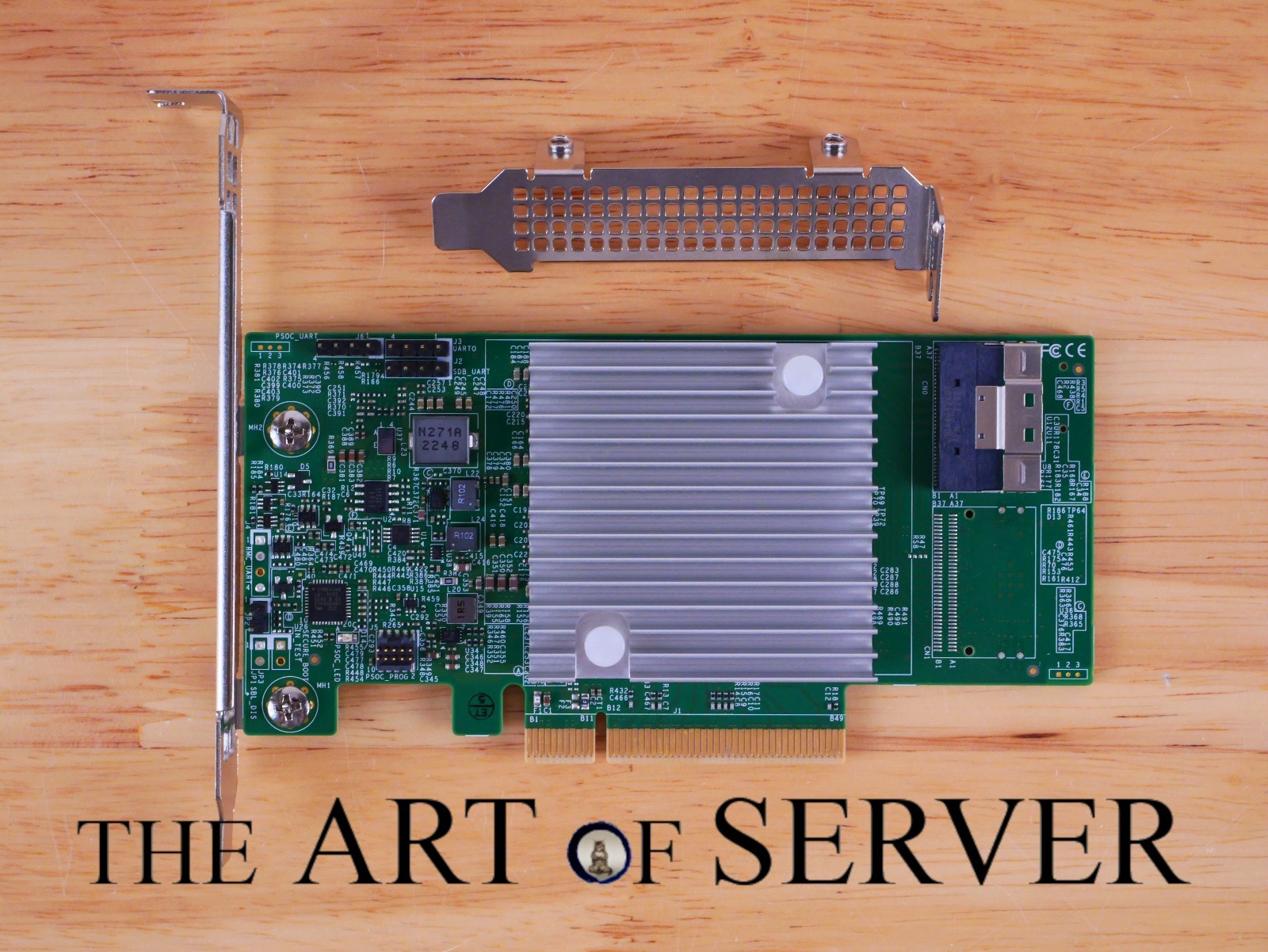 Supermicro AOC-S3808L-L8IT (=9500-8i) 12Gb SAS-3 PCIe 4.0 HBA P33 IT mode