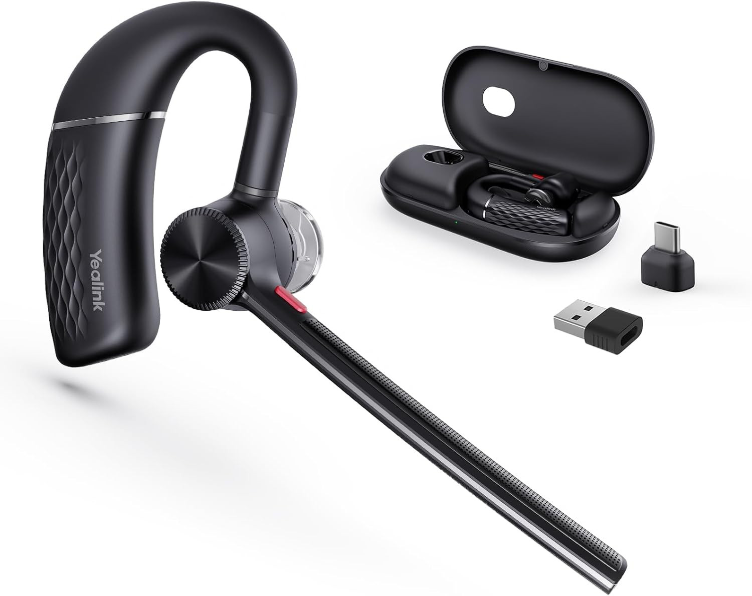 BH71 Pro Bluetooth Headset with USB-C/A Dongle, Teams Certified, Wireless Earpie