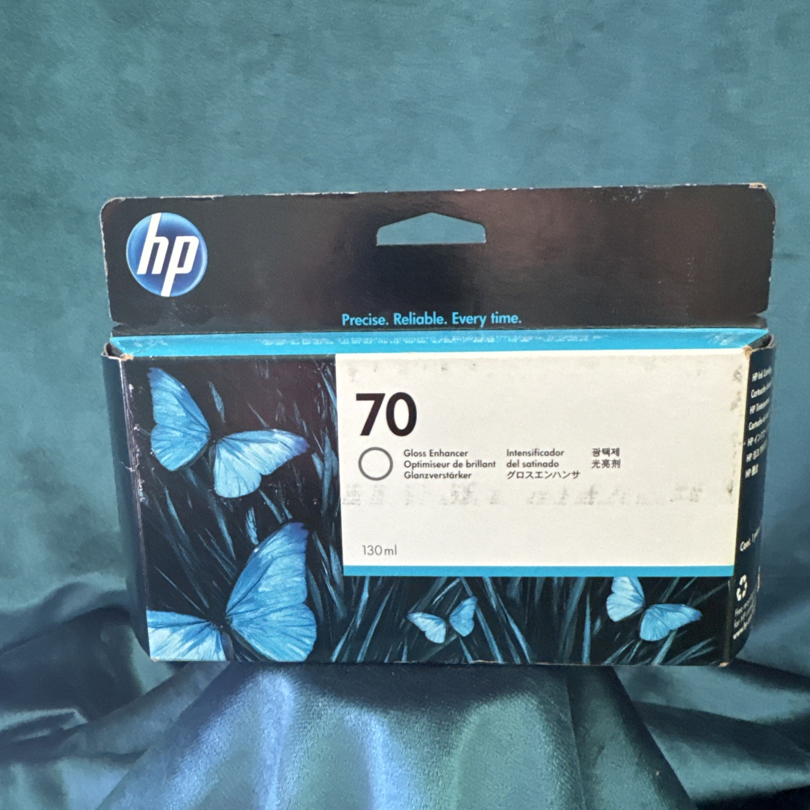 Genuine HP 70 Gloss Enhancer 130 ml New Factory Seal Ink  EXP JUL 2014 (C9459A)