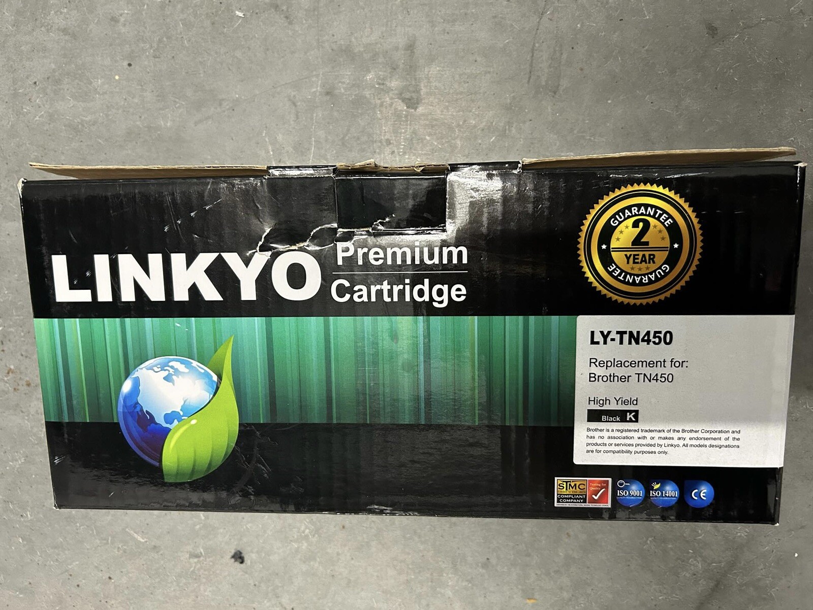 Linkyo High Yield Toner Cartridge LY-TN450 For Brother TN450 Black NEW