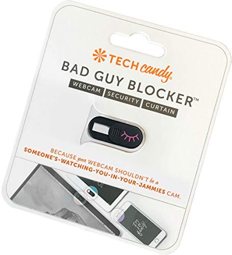 Bad Guy Blocker Webcam Cover Privacy Protector, Black - Secure, Thin, Durable...