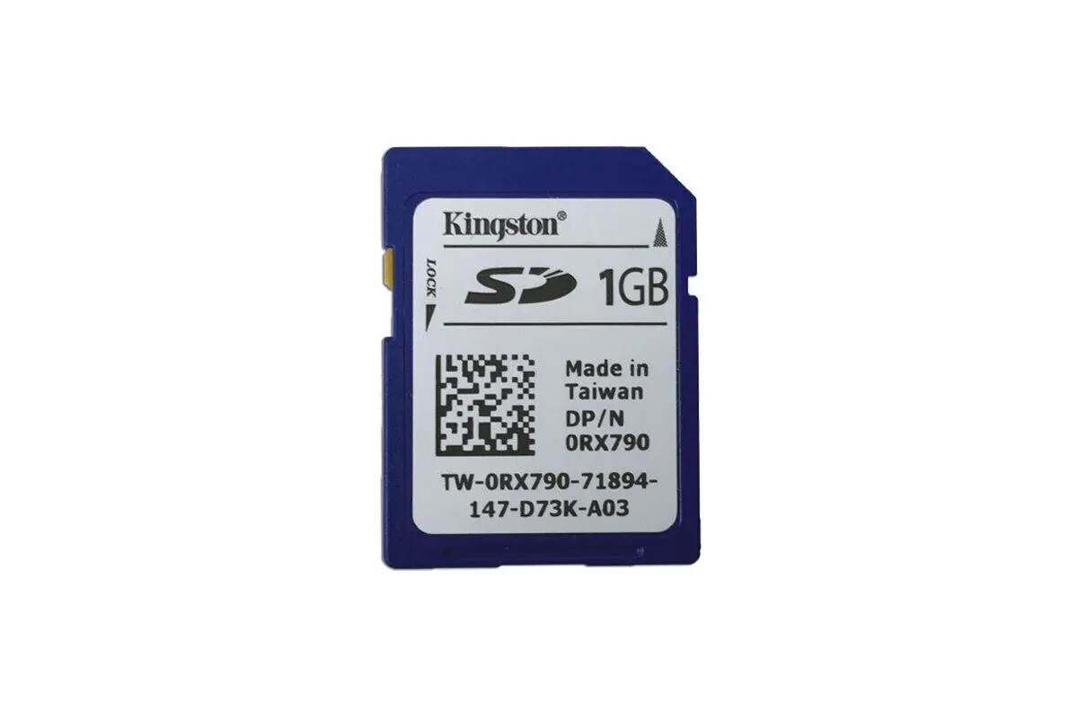 LOT Dell Kingston 1GB Flash SD Memory Card Dual Module RX790 0RX790 CN-RX790