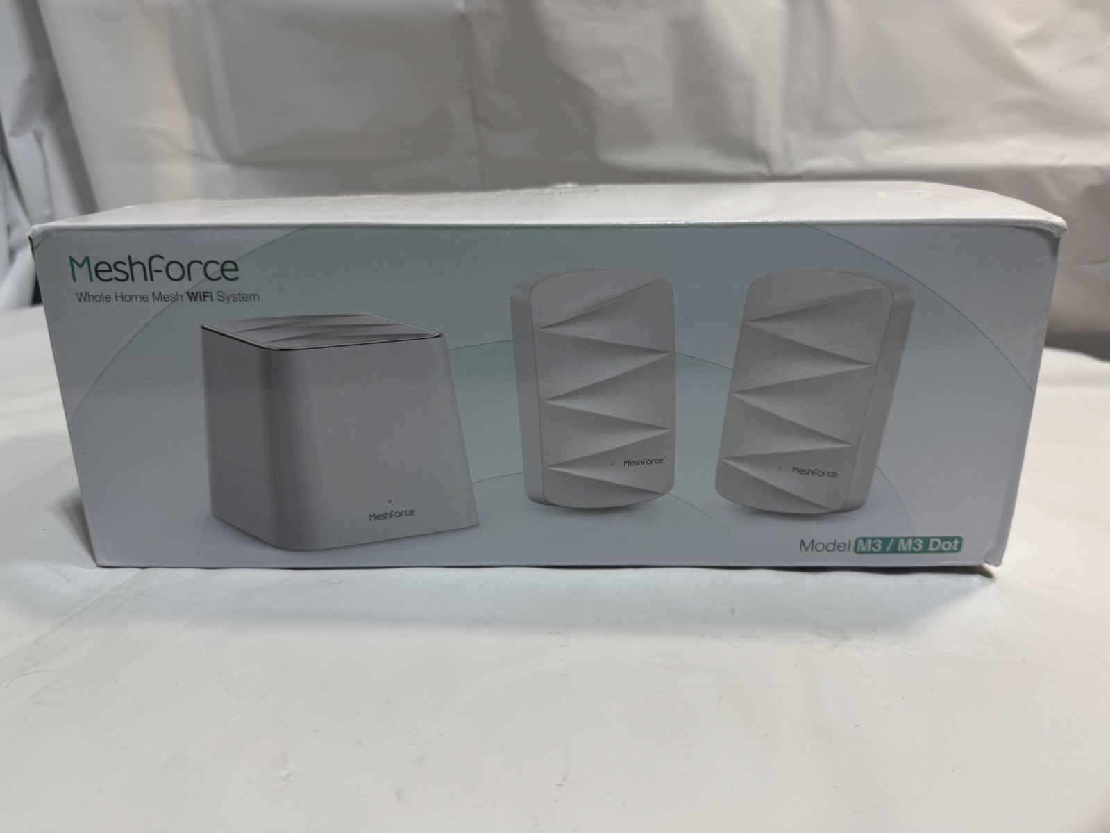 Meshforce Whole Home Mesh Wifi System M3 / M3 Dots - White 