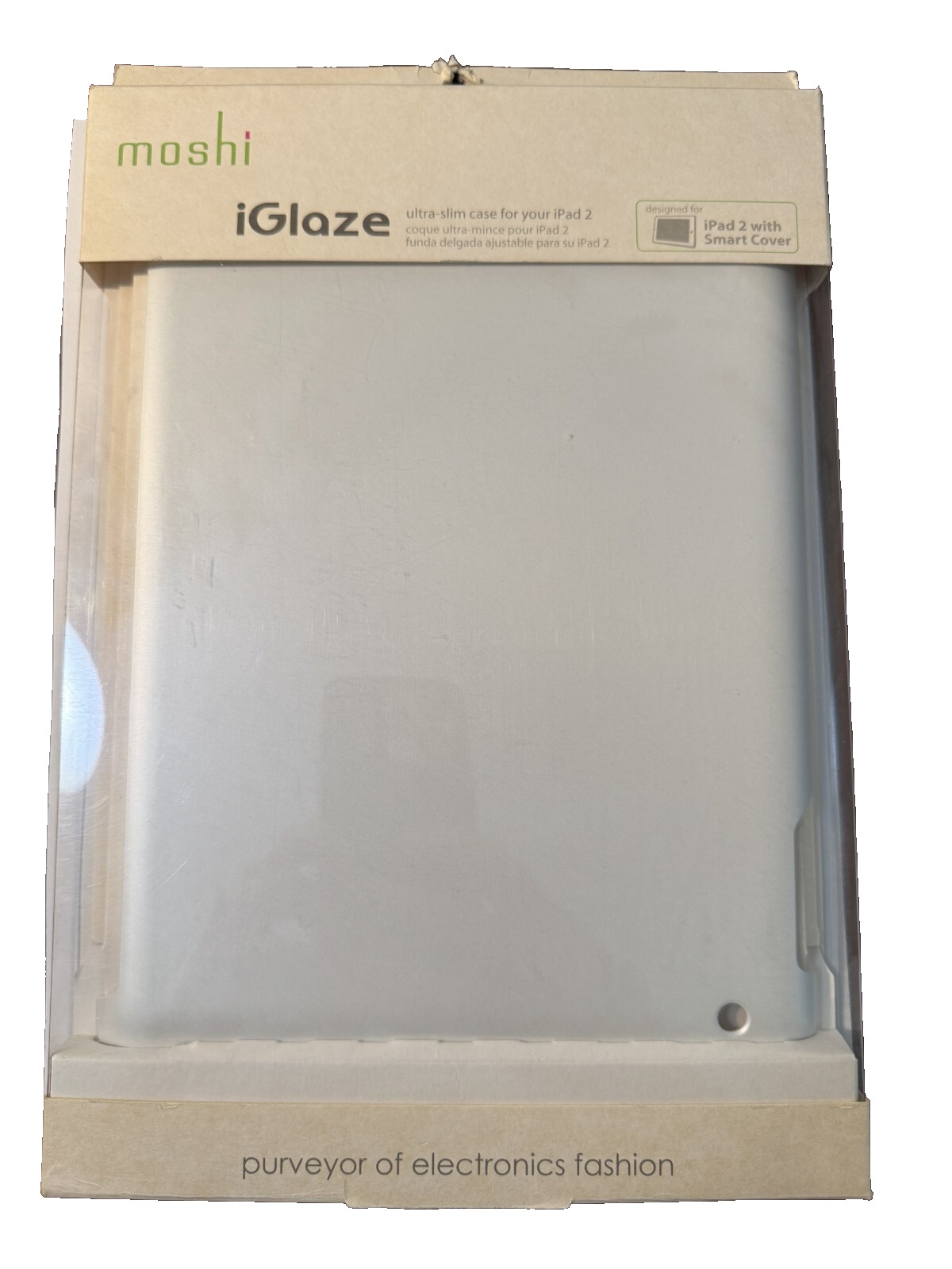 Moshi iGlaze Ultra-Slim Case for Apple iPad 2 - White