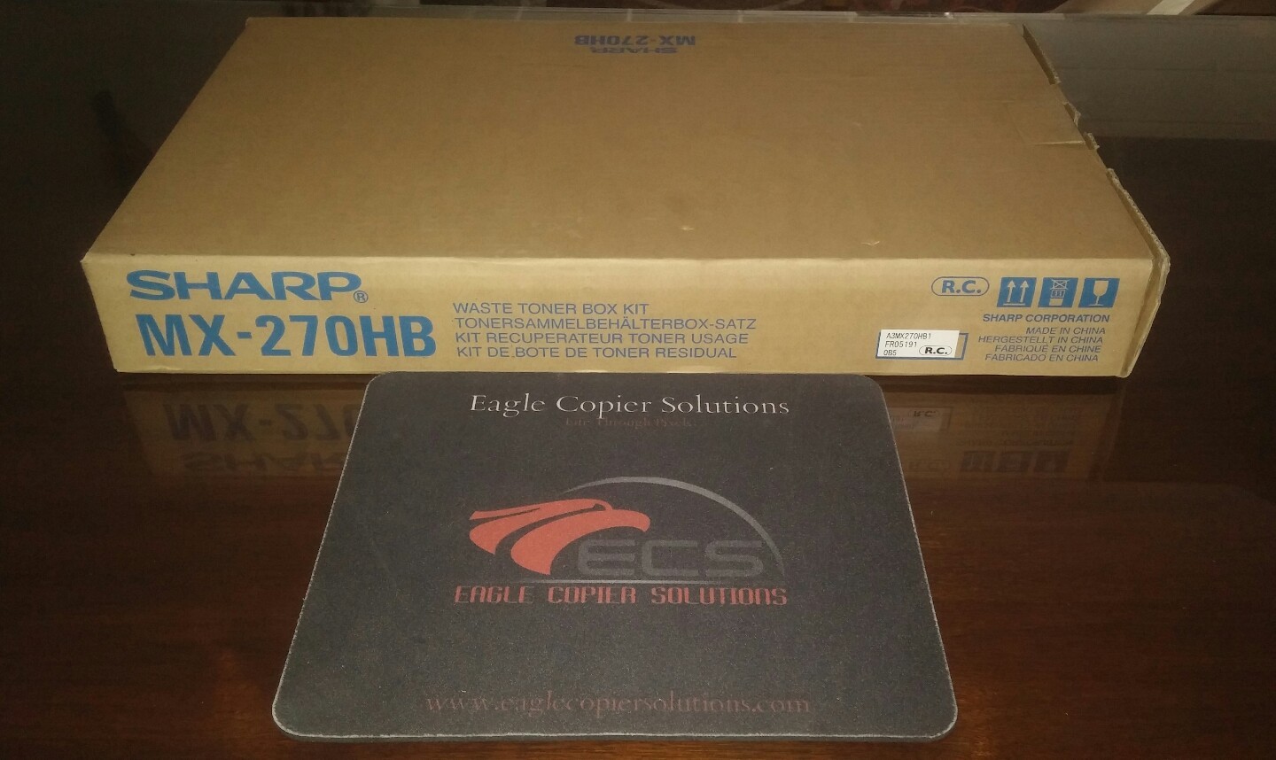 NEW GENUINE SHARP MX-270HB WASTE TONER BOX