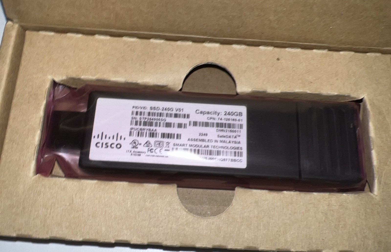 New Cisco USB 240G SSD-240G V01 Solid State Drive 74-125160-01