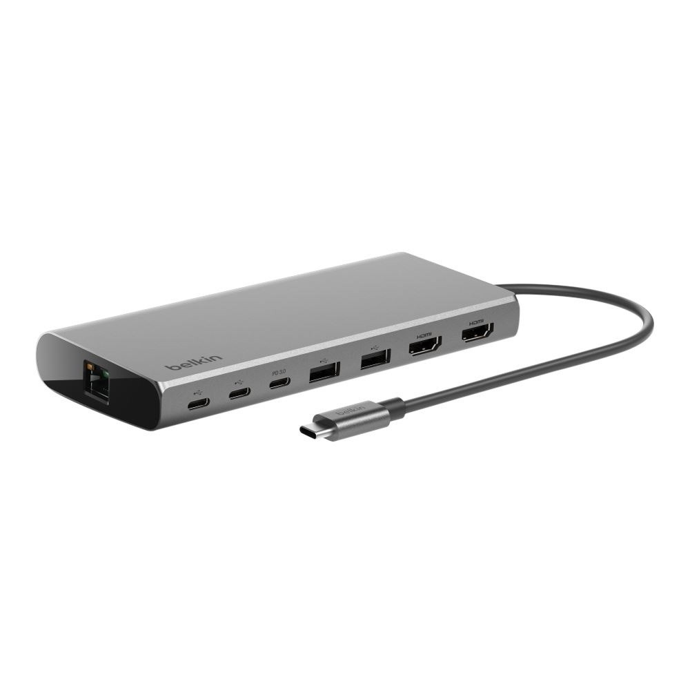 Belkin Connect Universal USB-C 8-in-1 Dual Display Core Hub w Silicon Motion