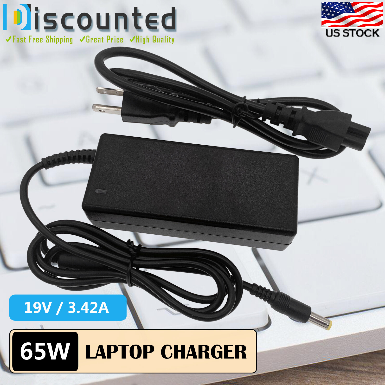 AC Adapter Cord Charger For Gateway NV78 NV7802u NV79 NV7901u NV7906u NV7915u