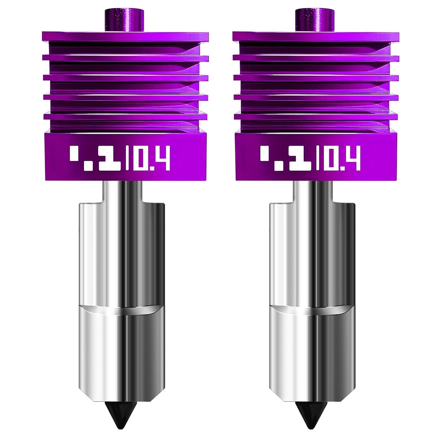 2 Pcs Upgraded 0.4mm A2L/H2D/H2S/H2C/X2D/P2S Hotend with Anti-Stick MPVD Coat...