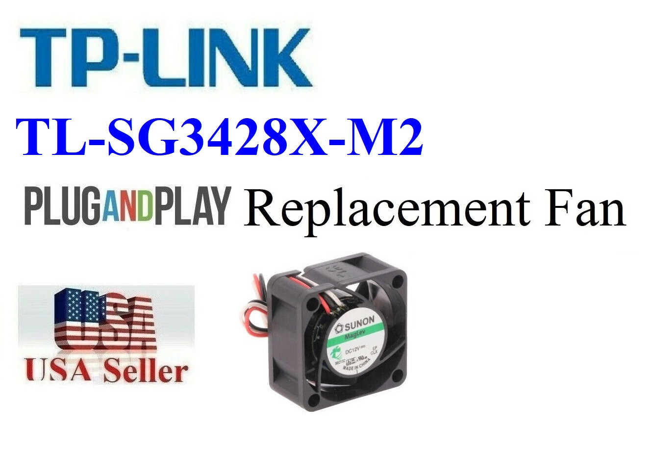 1x Replacement Fan for TP-Link TL-SG3428X-M2