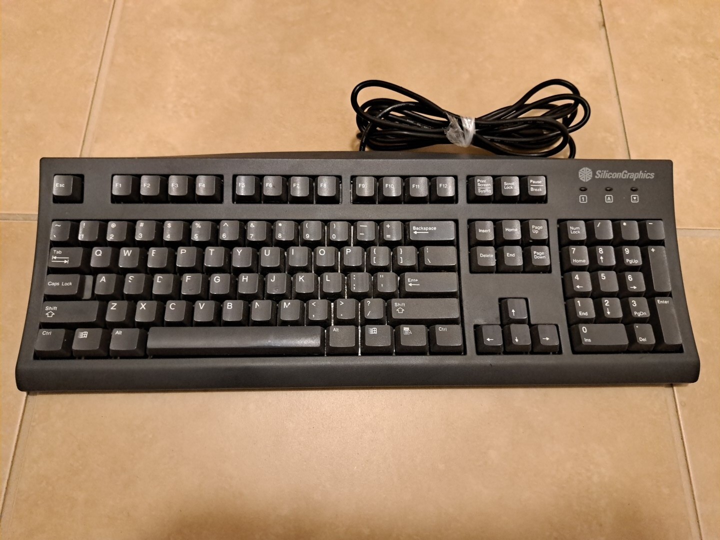 Silicon Graphics Inc. SGI SK-2502u 062-0007-002 Vintage Keyboard 