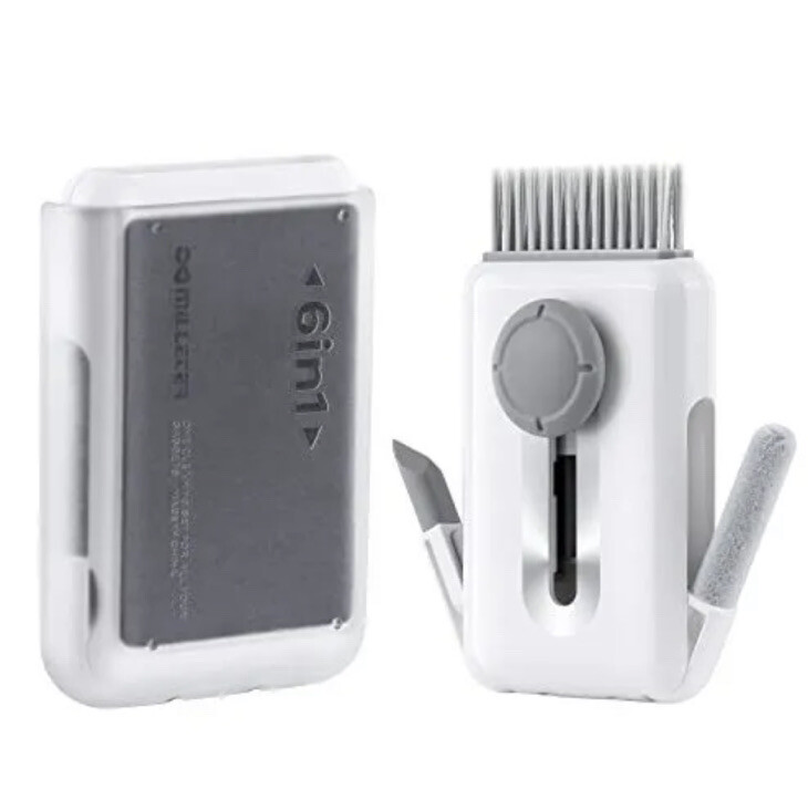 6in1 Electronics Cleaner Kit Soft Brush Earbud Cleaner Kit Multifunctional