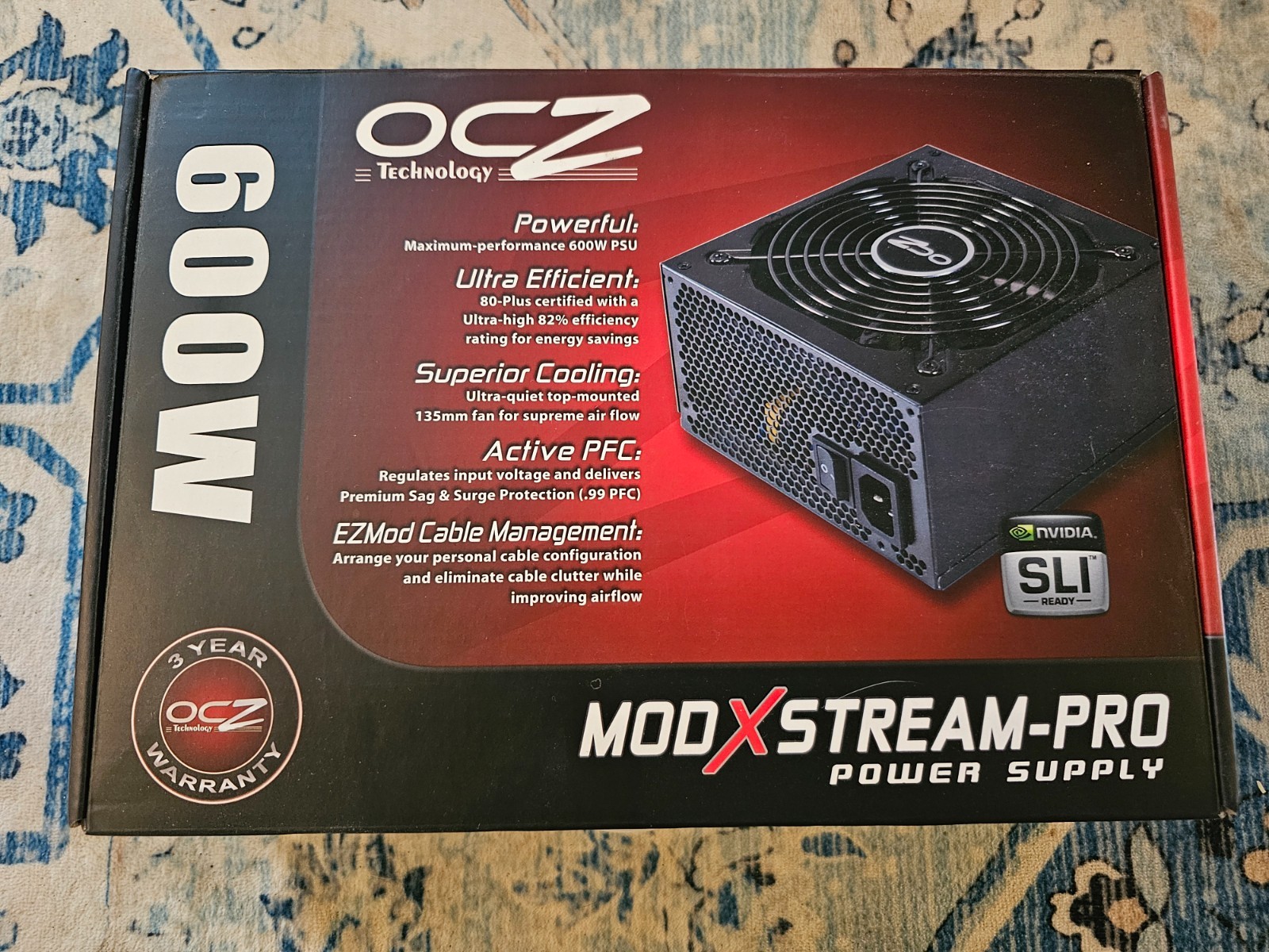 OCZ Mod XSTREAM-PRO Power Supply 600W OCZ600MXSP Never Installed W/ Box