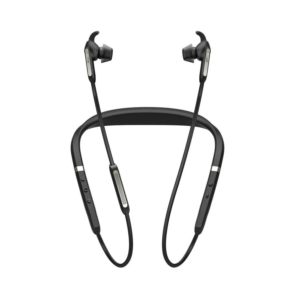 Jabra Evolve 65e In Ear Earbuds Bluetooth Headphones Wireless Earphones Black