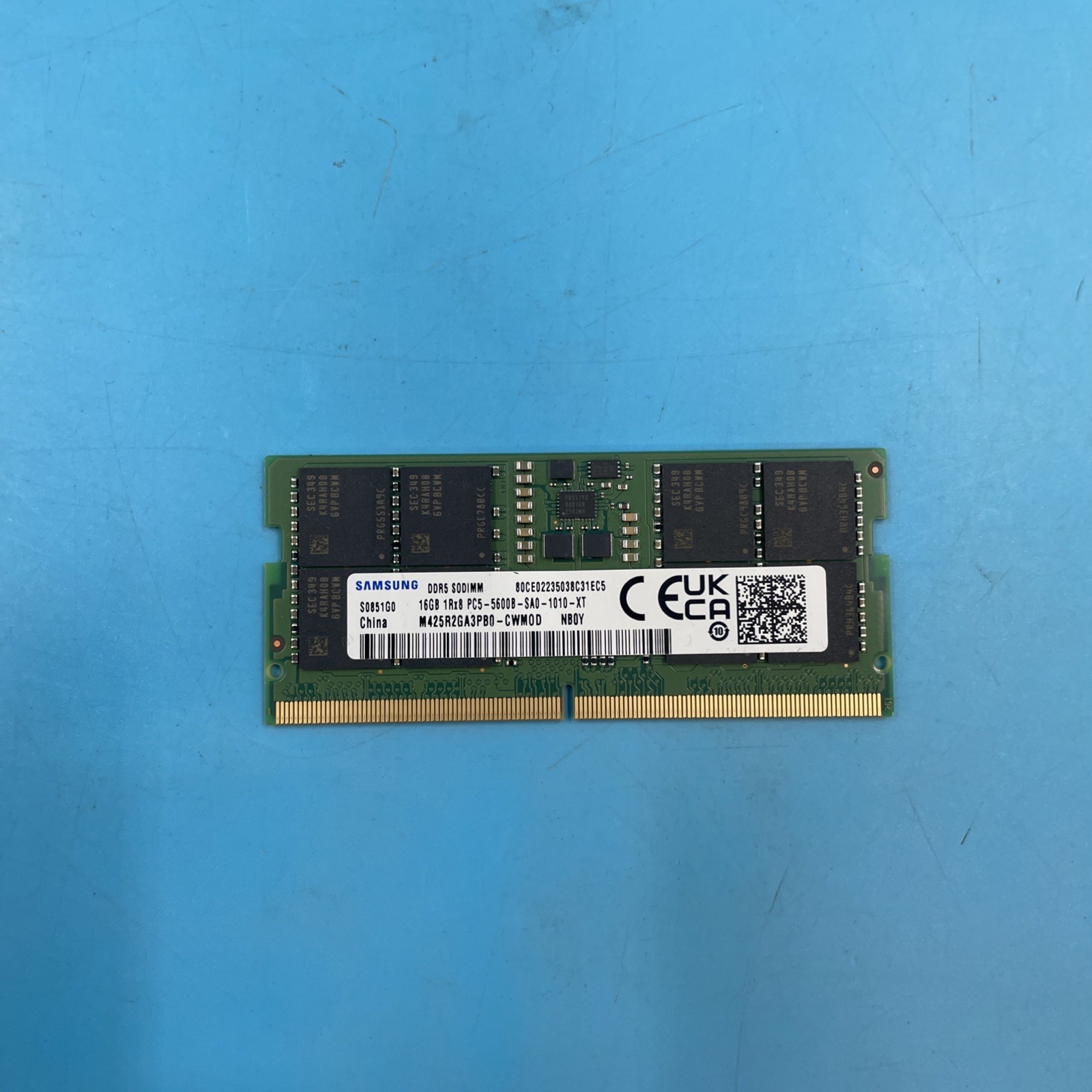 (LOT OF 5) Samsung 16GB PC5-144800 DDR5-5600B 1Rx8 SODIMM Laptop RAM Memory