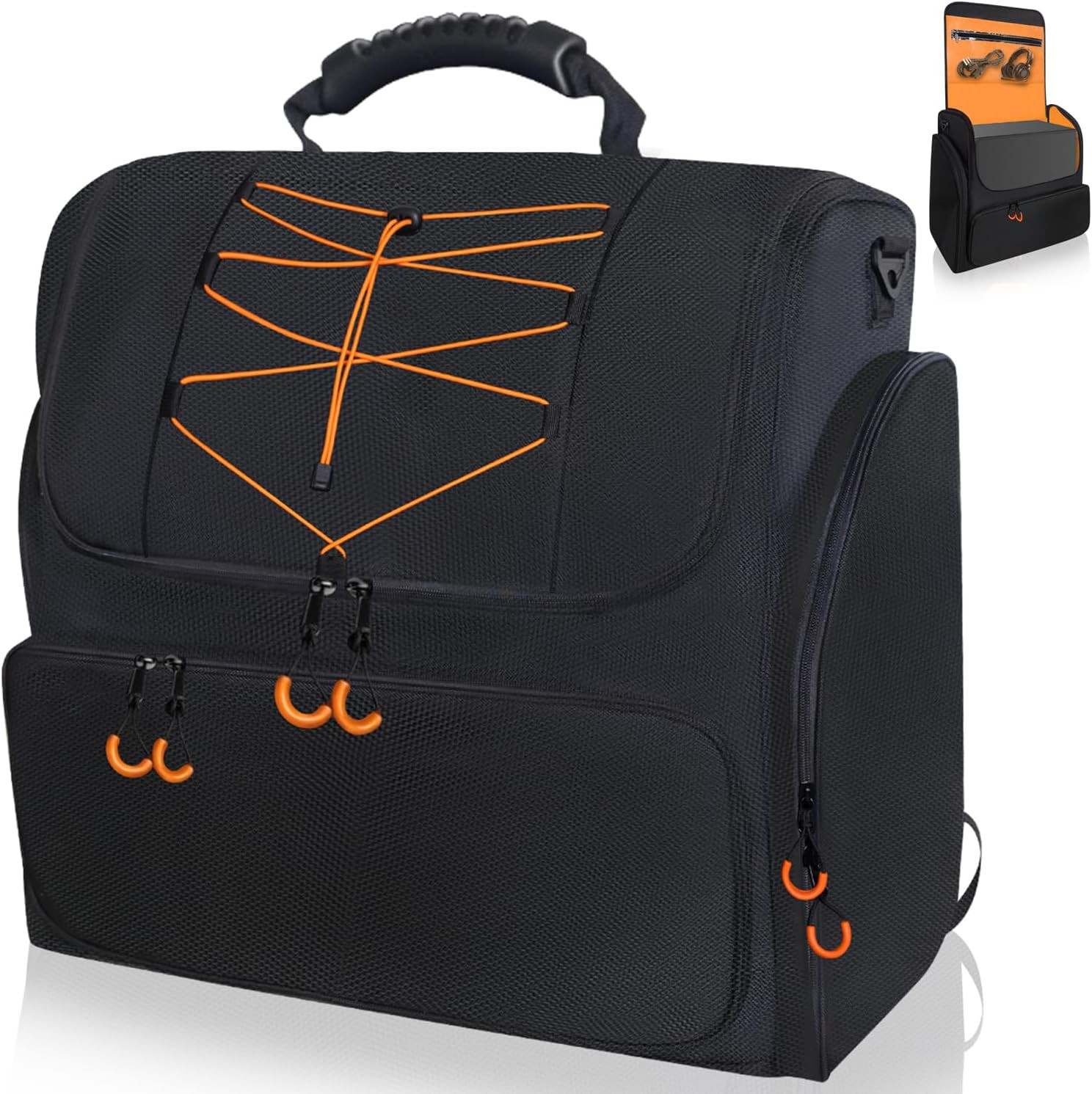 Computer Desktop Mid Tower PC Carrying Case,Pc Travel Case Padded Carrying Bag B