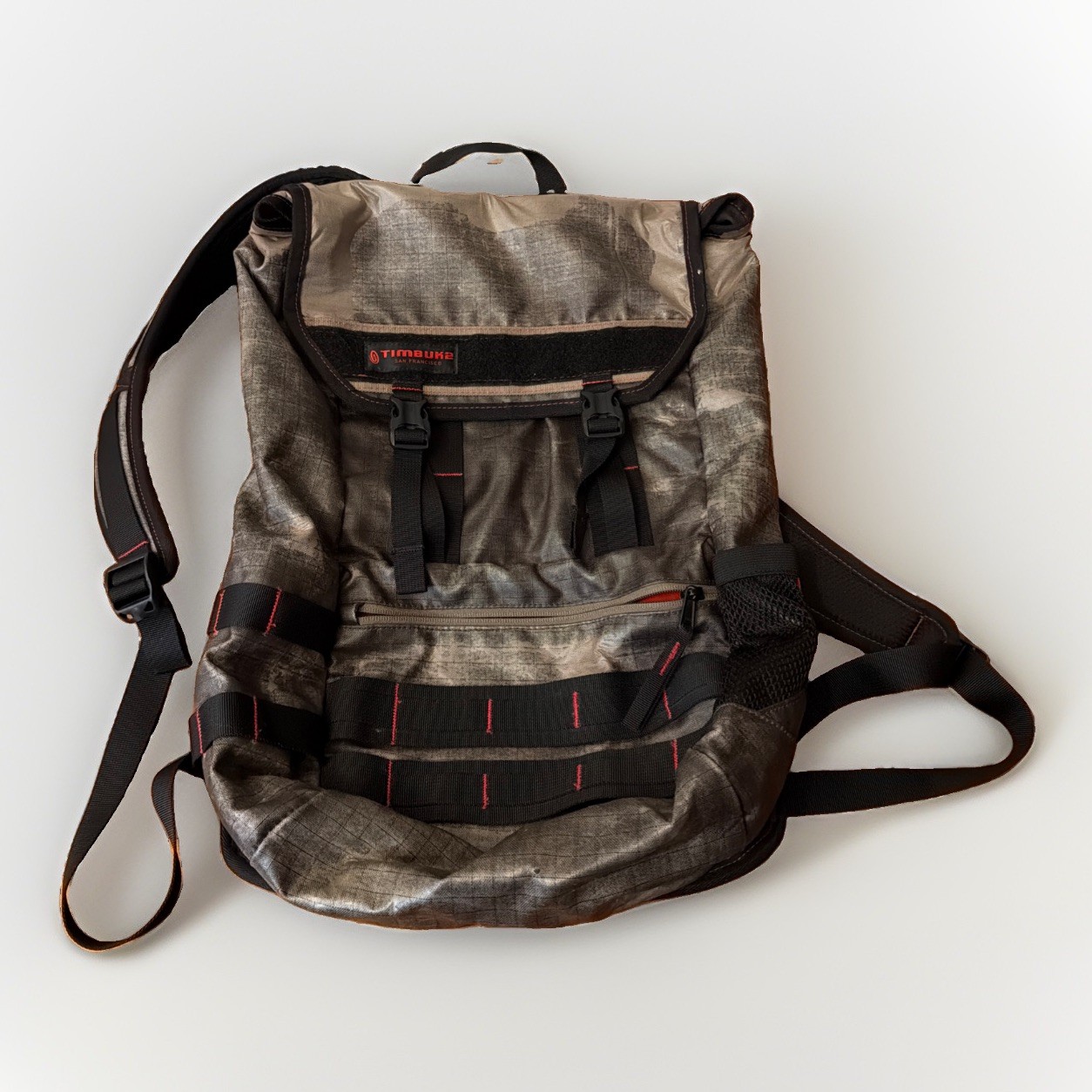 Timbuk2 Rogue Laptop Backpack Gray Washed Red Black 18” San Francisco 