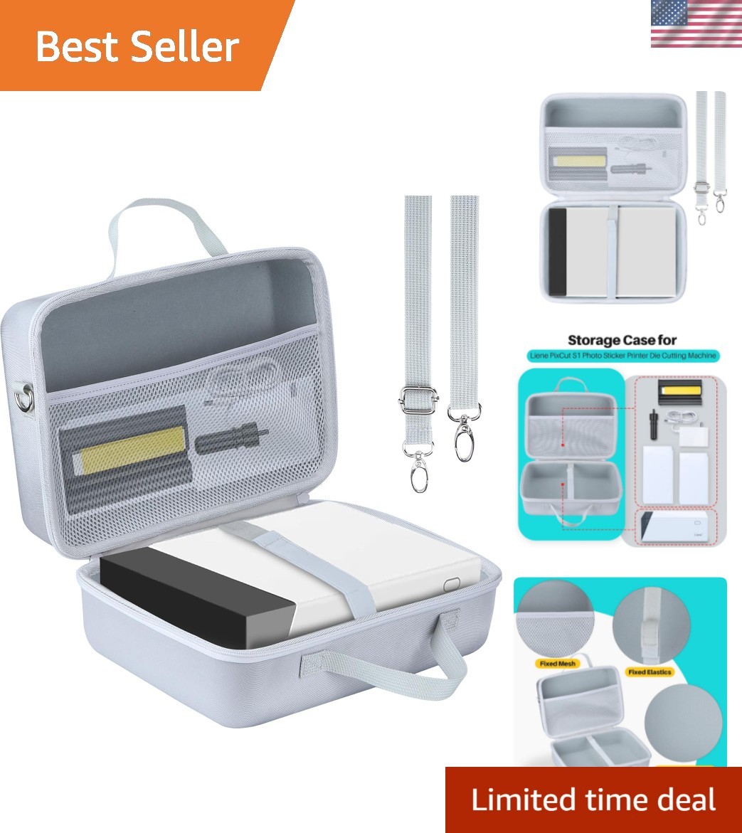 Storage Case Compatible with Liene PixCut S1 Photo Sticker Printer Die Cuttin...