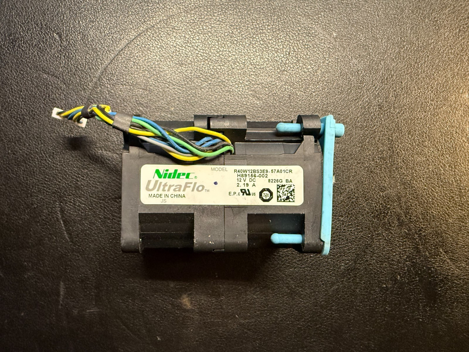 H89156-002 NIDEC ULTRAFLO 12V 2.19A DC VIOLENT COOLING FAN R40W12BS3E9-57A011CR
