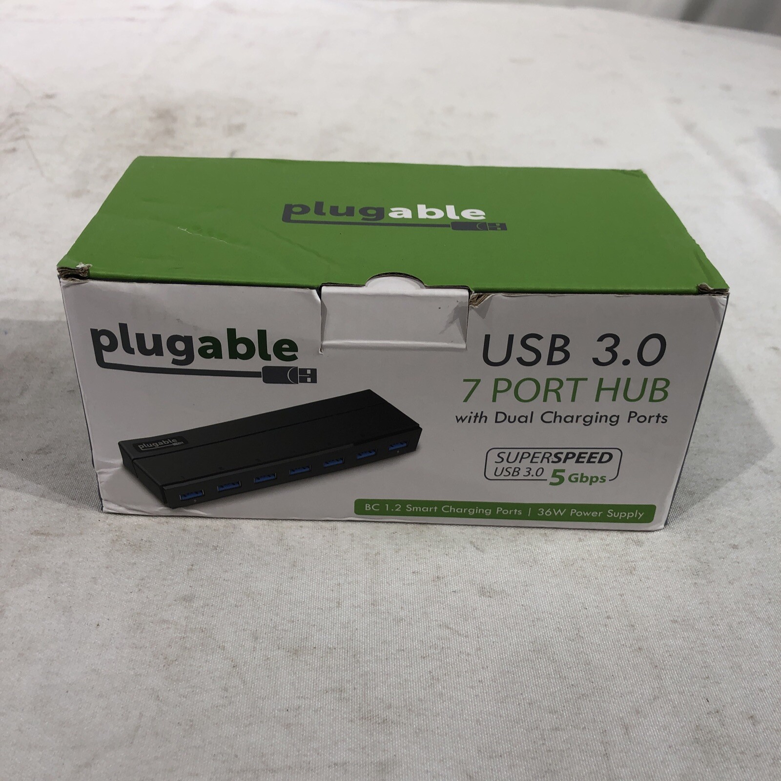 Plugable USB3-HUB7C USB 3.0 Power Adapter,