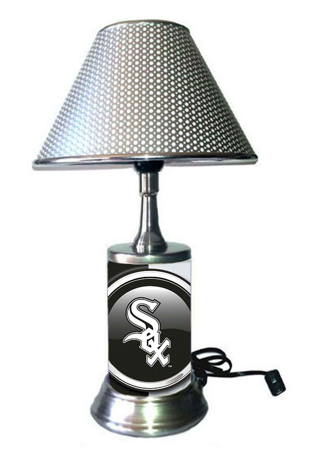 Chicago White Sox Lamp MLB Table Lamp with Shade Desk Light Room Decor